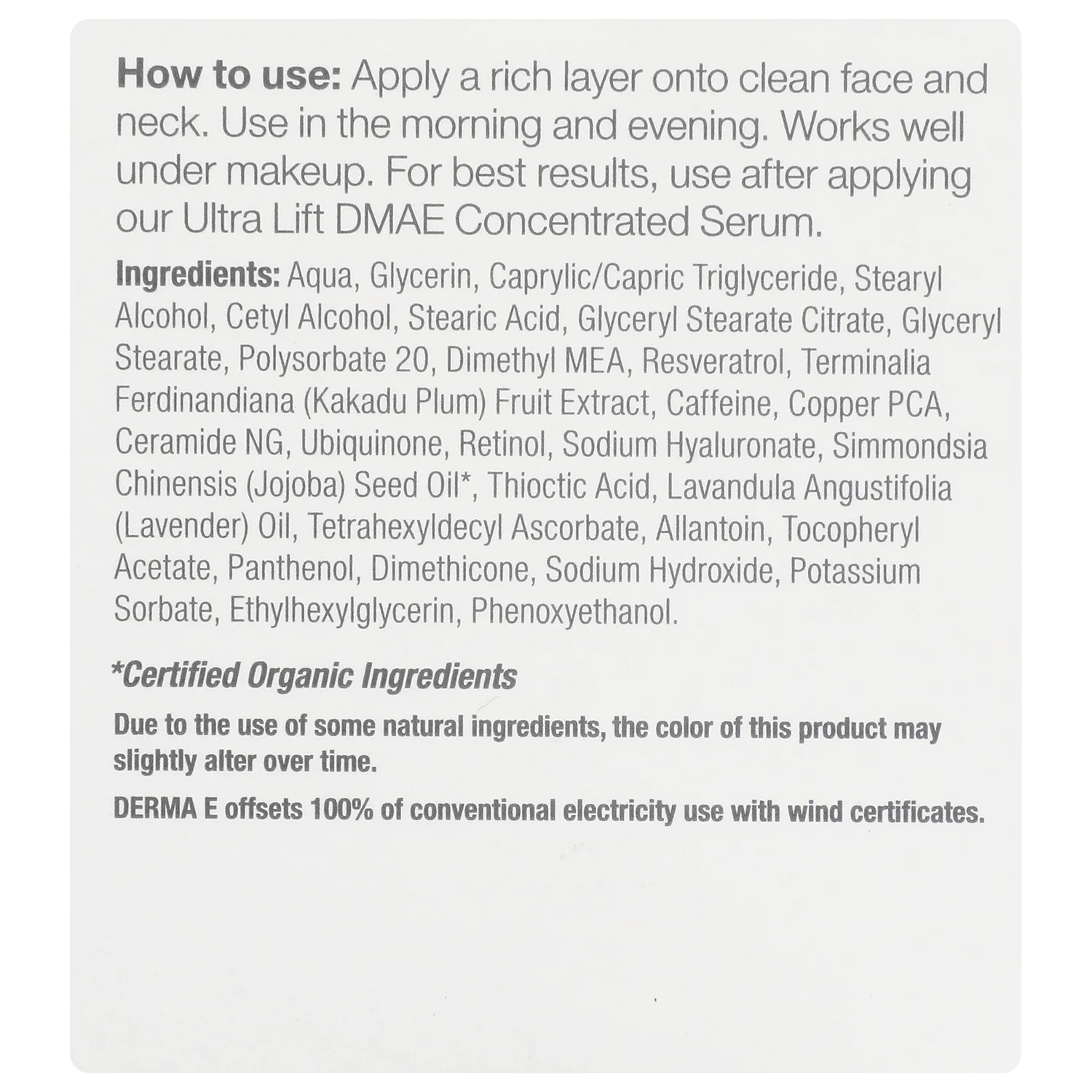 Ultra Lift Firming DMAE Moisturizer - Image 2