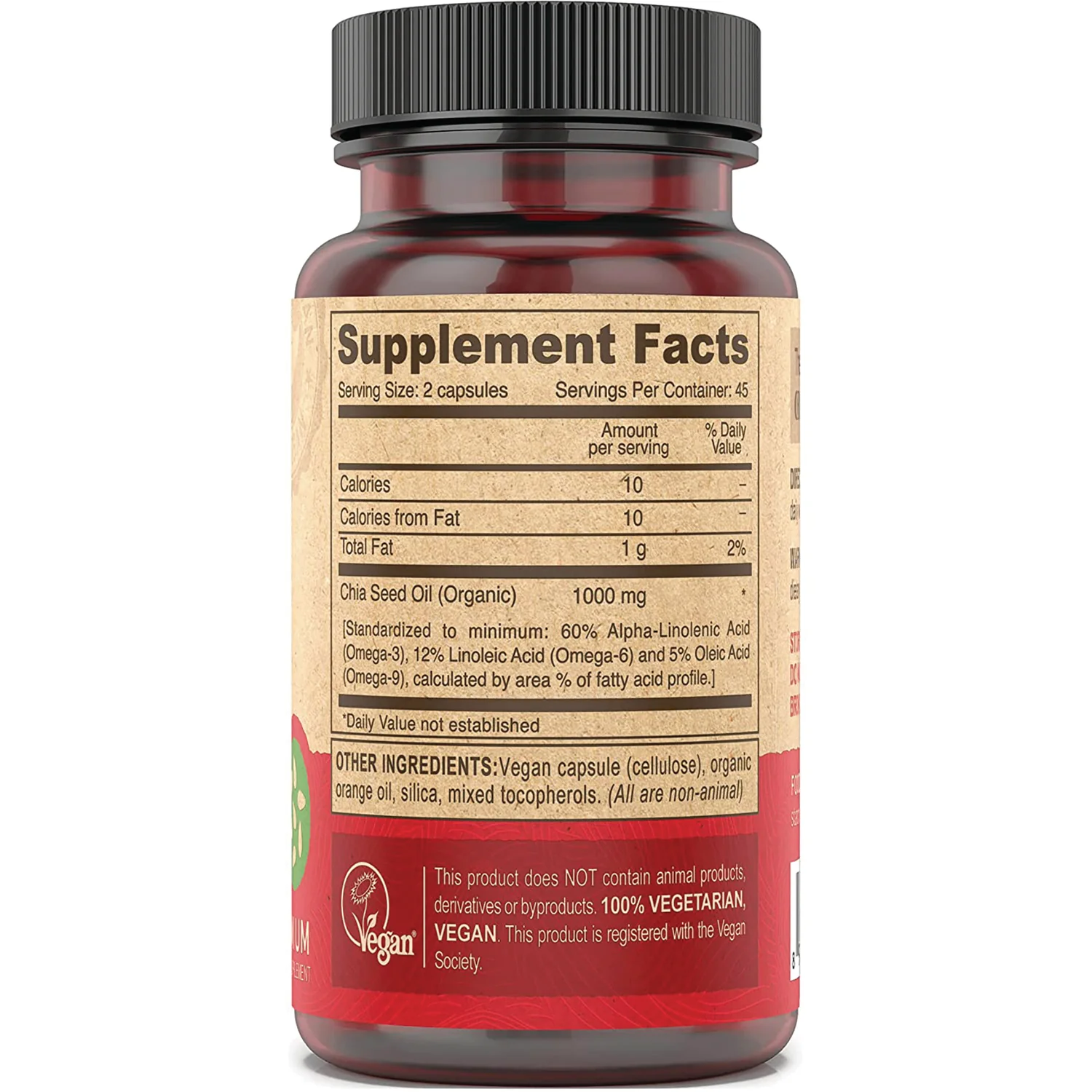 Vegan Chia Seed Oil - Image 2