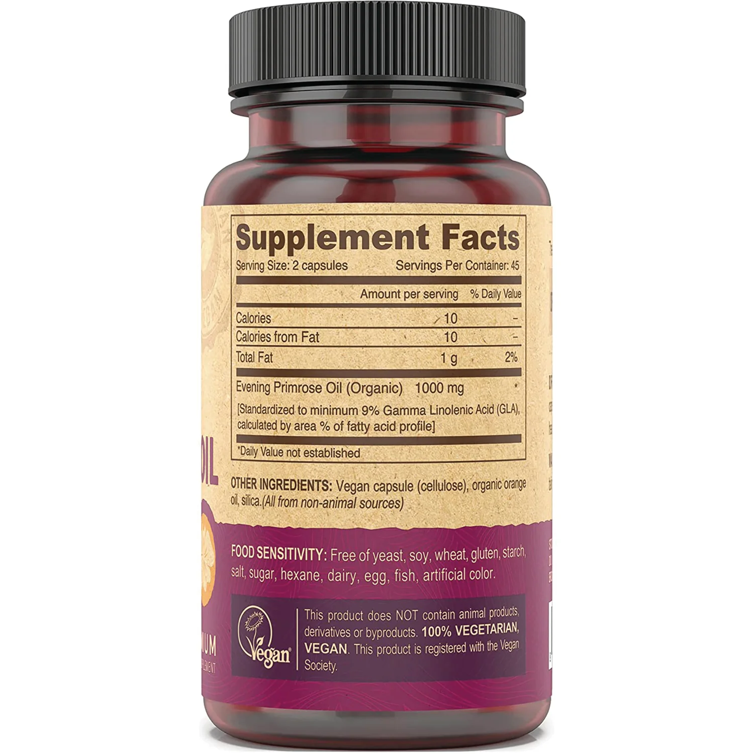 Vegan Evening Primrose Oil - Image 2