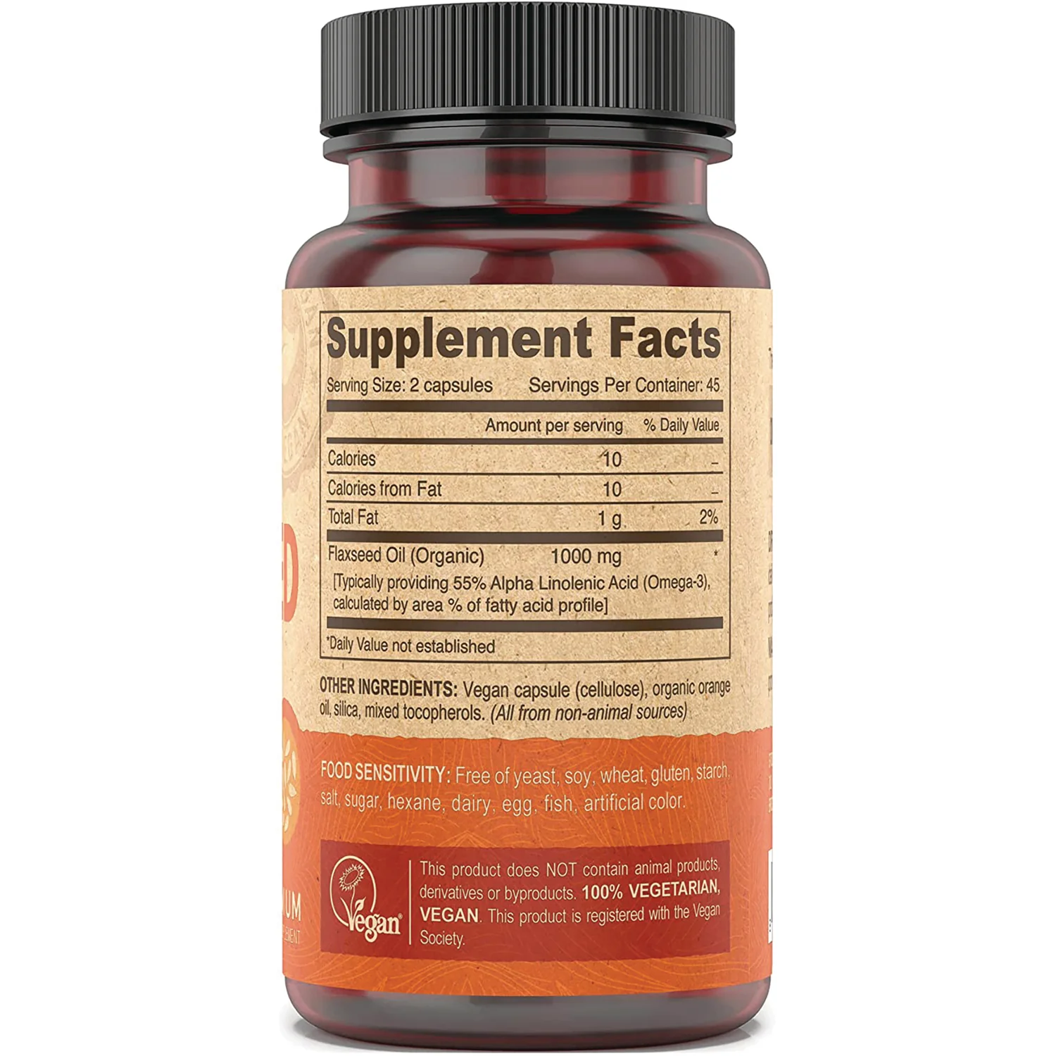Vegan Flaxseed Oil - Image 2