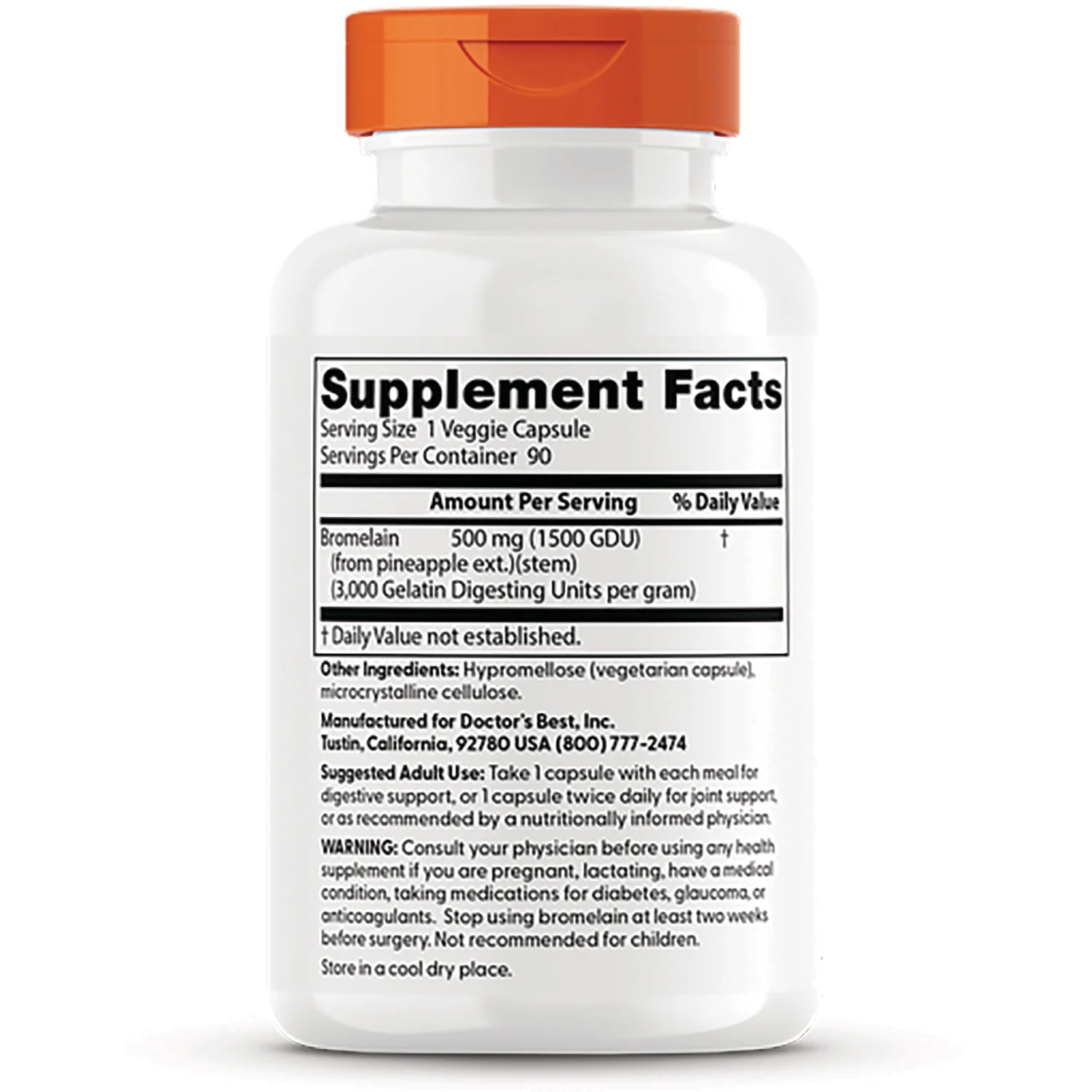 High Potency Bromelain 3000 GDU - Image 2
