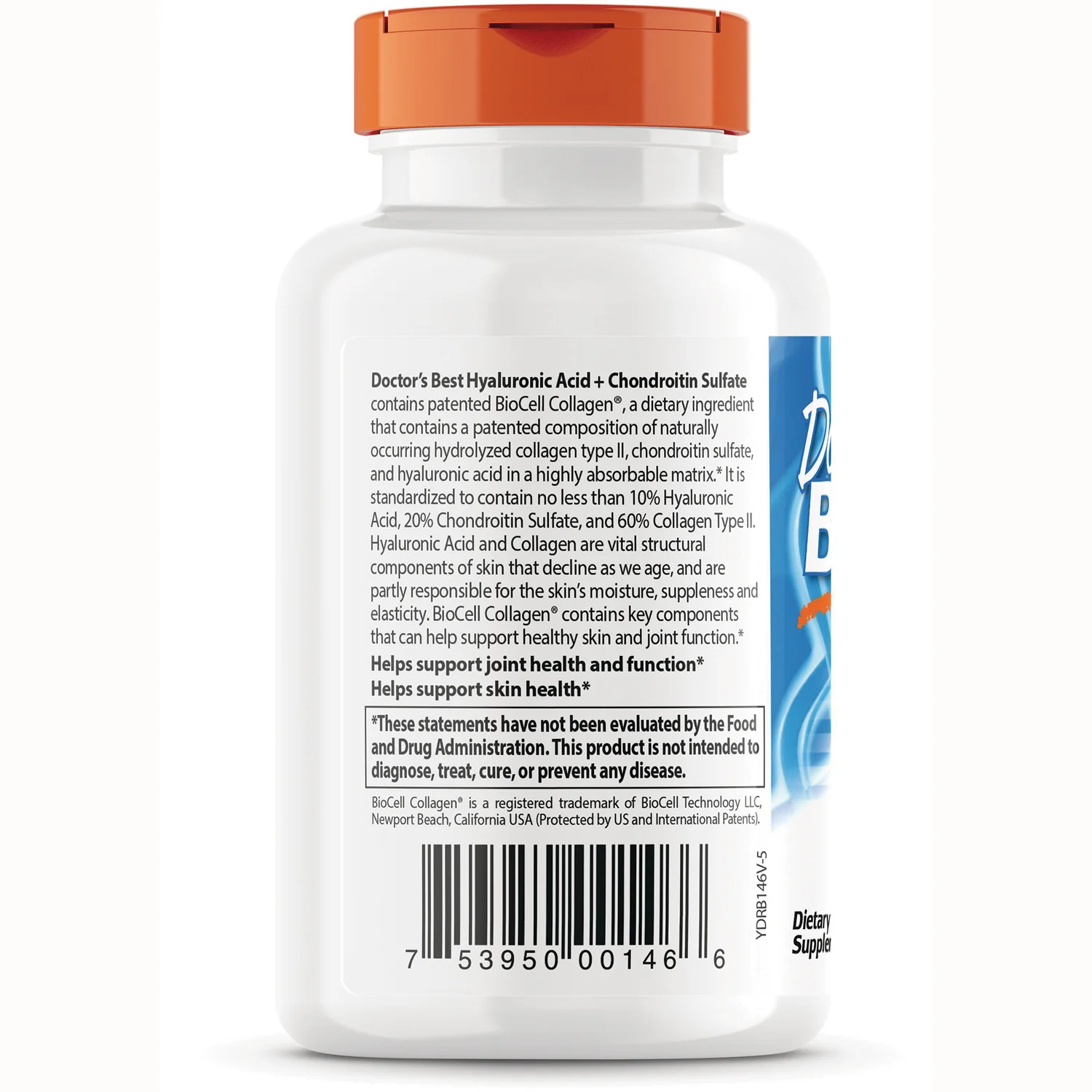 Hyaluronic Acid + Chondroitin Sulfate with BioCell Collagen - Image 3