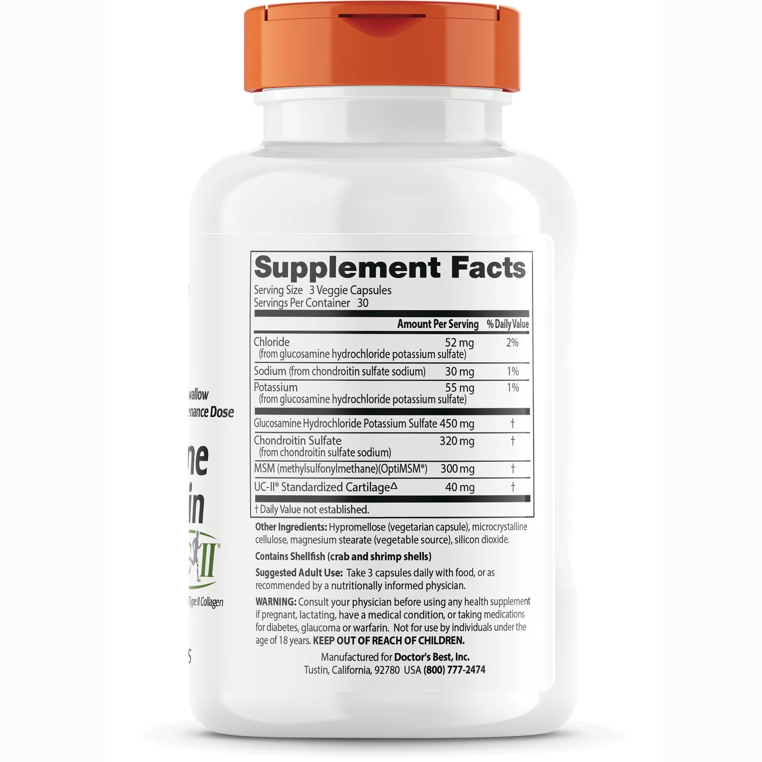 Glucosamine, Chondroitin, MSM + UC-II - Image 2