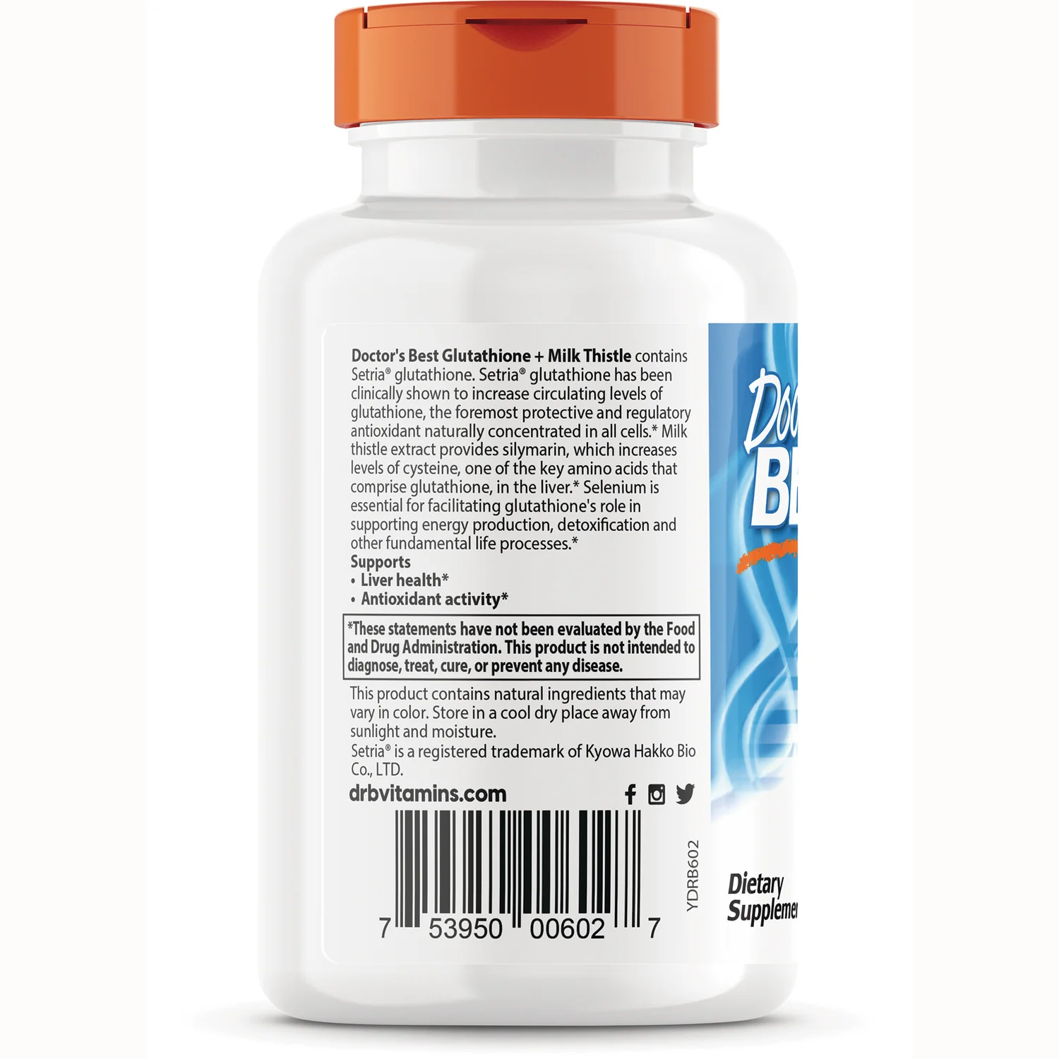 Glutathione + Milk Thistle with Setria - Image 3