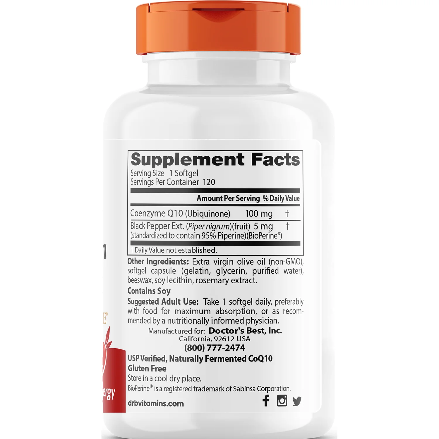 High Absorption CoQ10 with BioPerine - Image 2