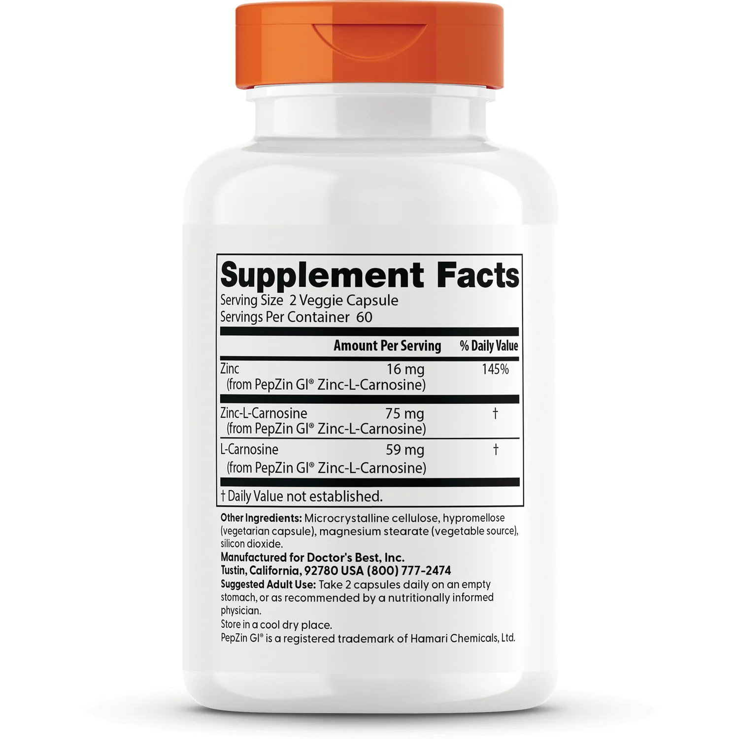 PepZin GI Zinc-L-Carnosine Complex - Image 2