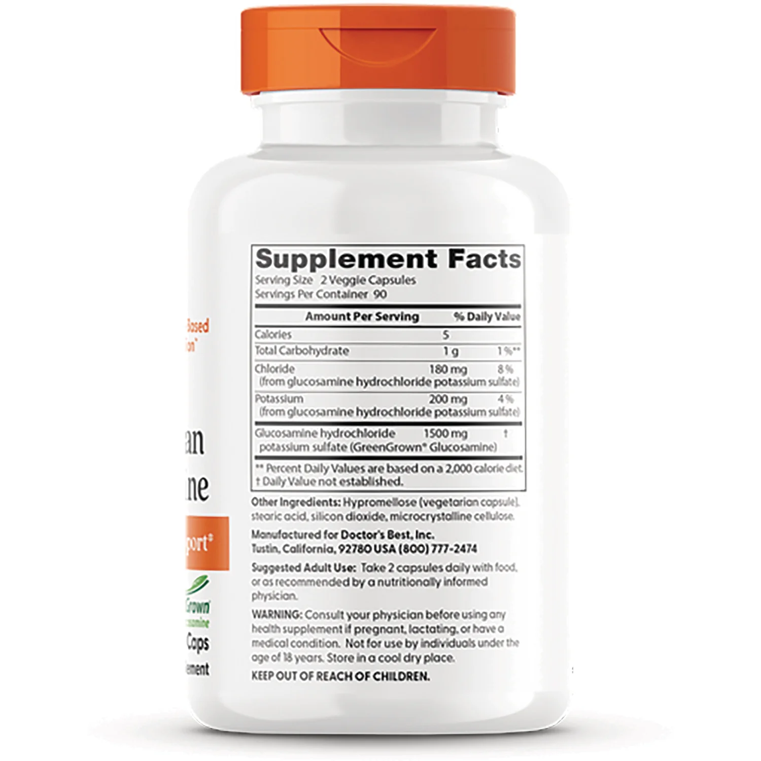Vegan Glucosamine Sulfate with GreenGrown Glucosamine - Image 2