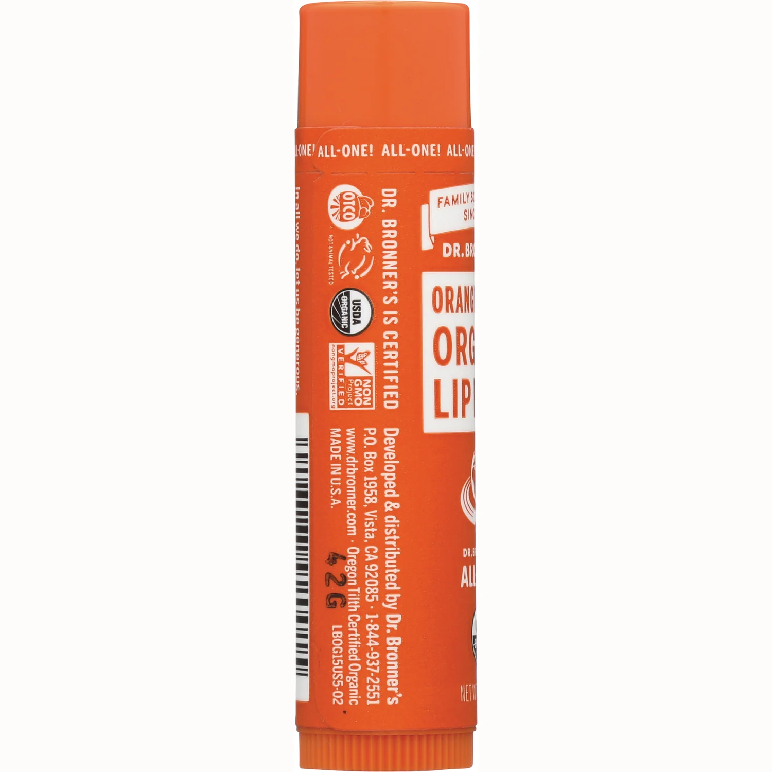 Orange Ginger Organic Lip Balm - Image 3