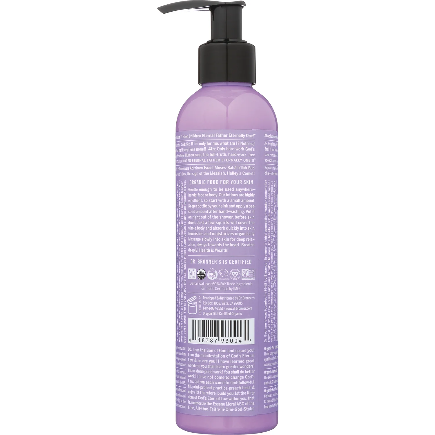 Lavender Coconut Organic Hand & Body Lotion - Image 4