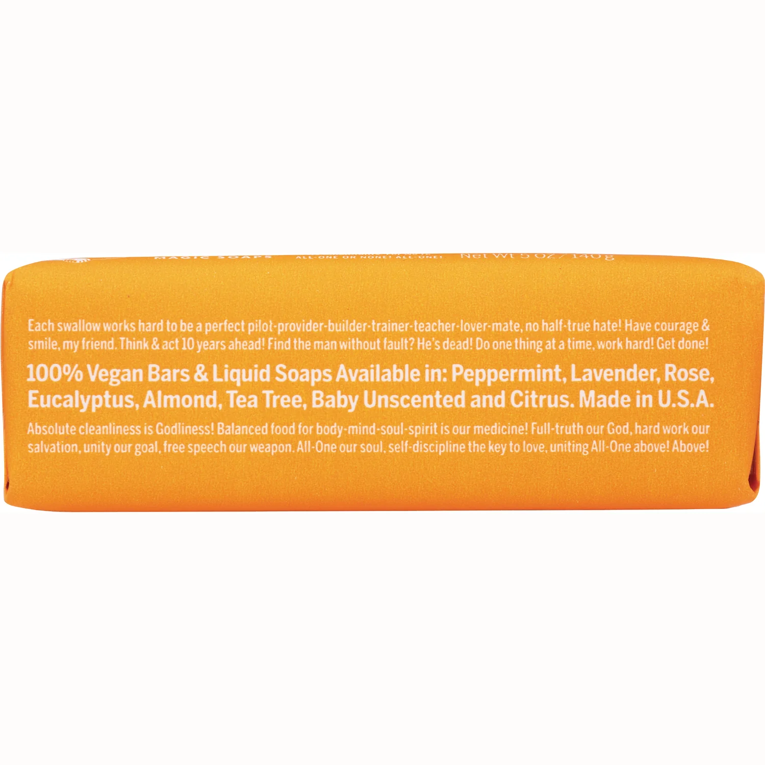 All-One Hemp Citrus Pure-Castile Bar Soap - Image 3