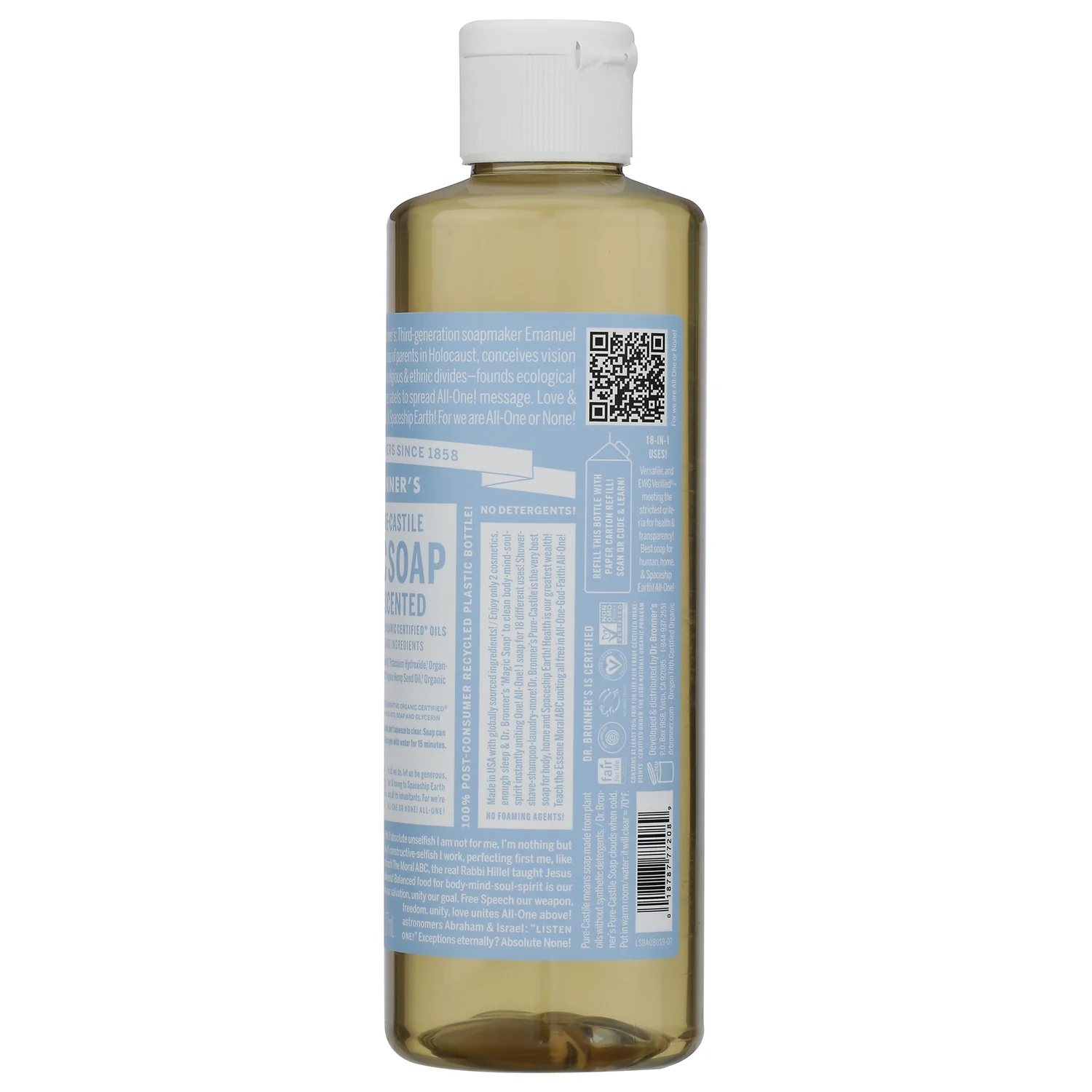 18-in-1 Pure-Castile Magic Soap - Baby Unscented - Image 2