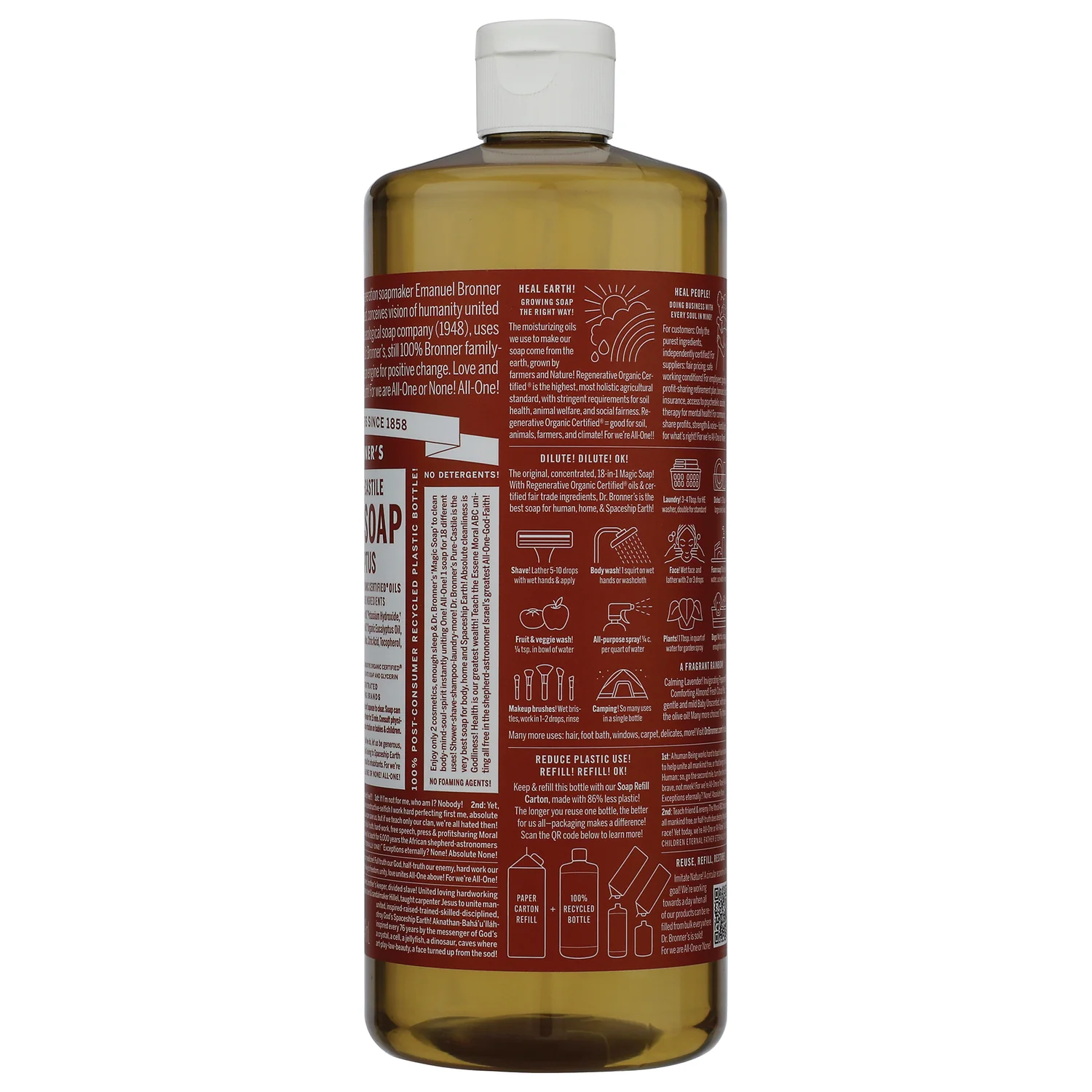 18-in-1 Pure-Castile Magic Soap - Eucalyptus - Image 2