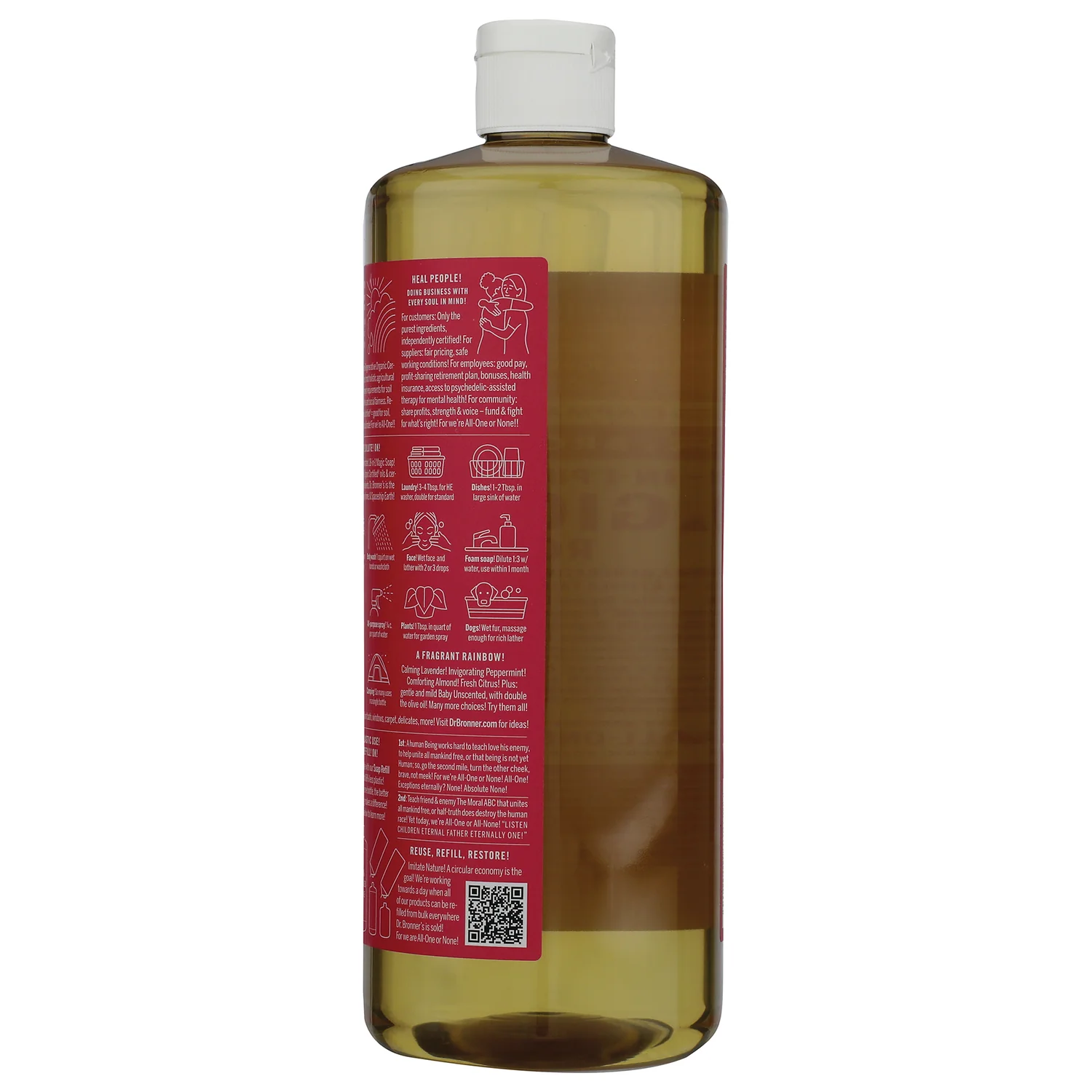 18-in-1 Pure-Castile Magic Soap - Rose - Image 3
