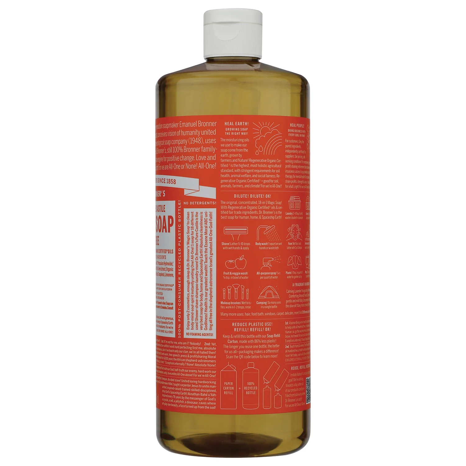 18-in-1 Pure-Castile Magic Soap - Tea Tree - Image 2