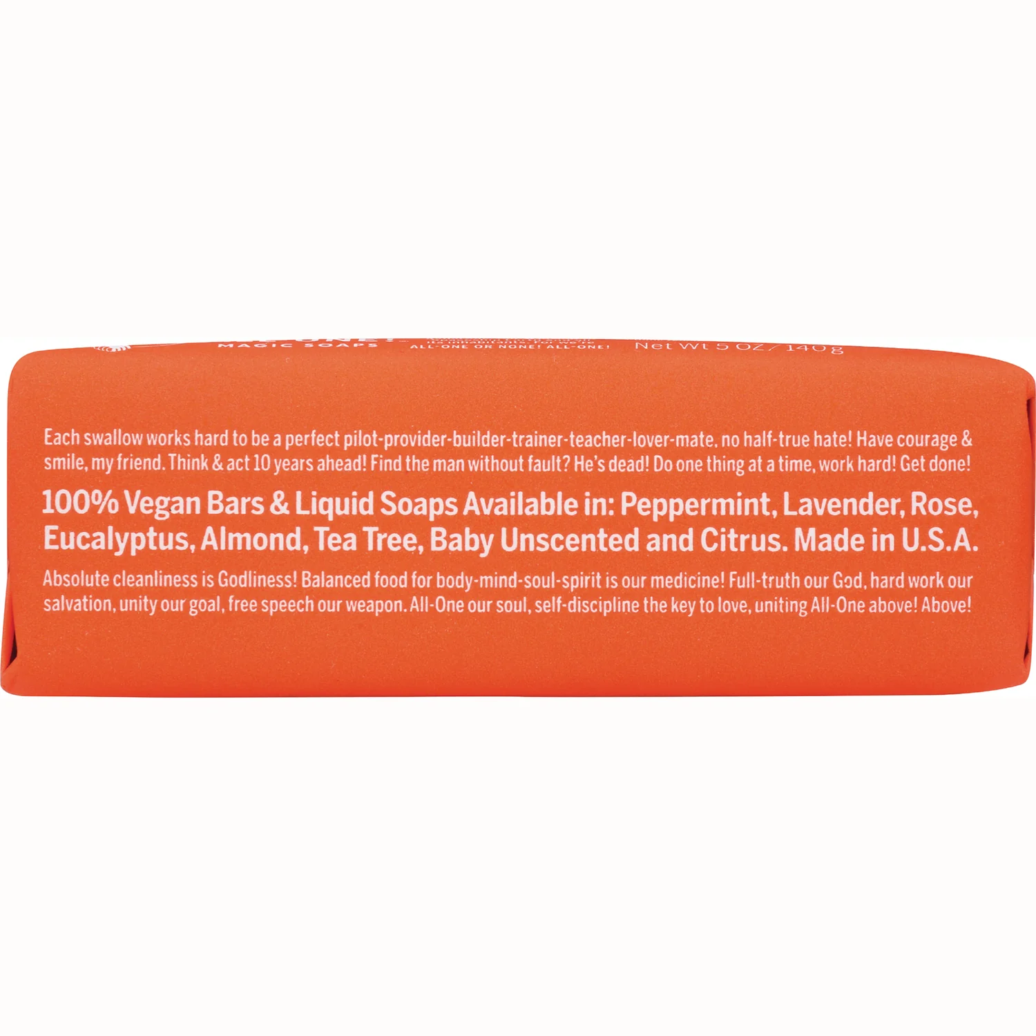 All-One Hemp Tea Tree Pure-Castile Bar Soap - Image 3