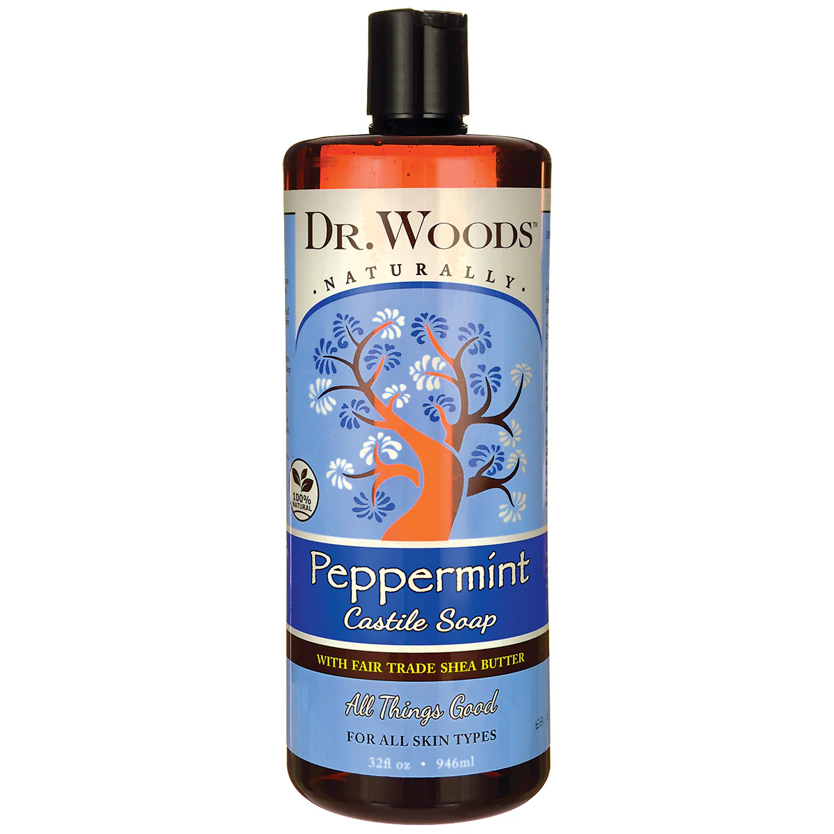 Peppermint Castile Soap with Fair Trade Shea Butter