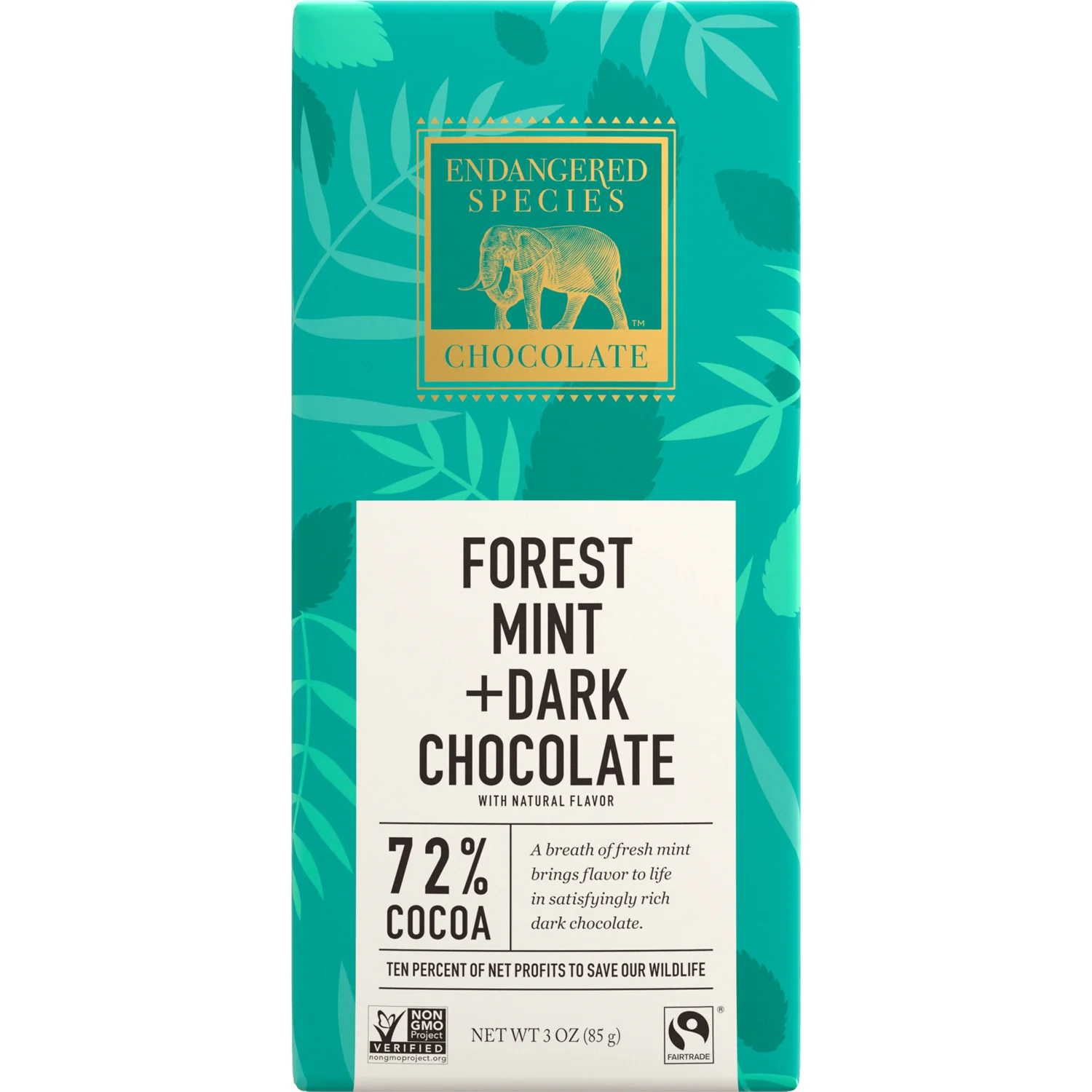 72% Cocoa Dark Chocolate - Forest Mint