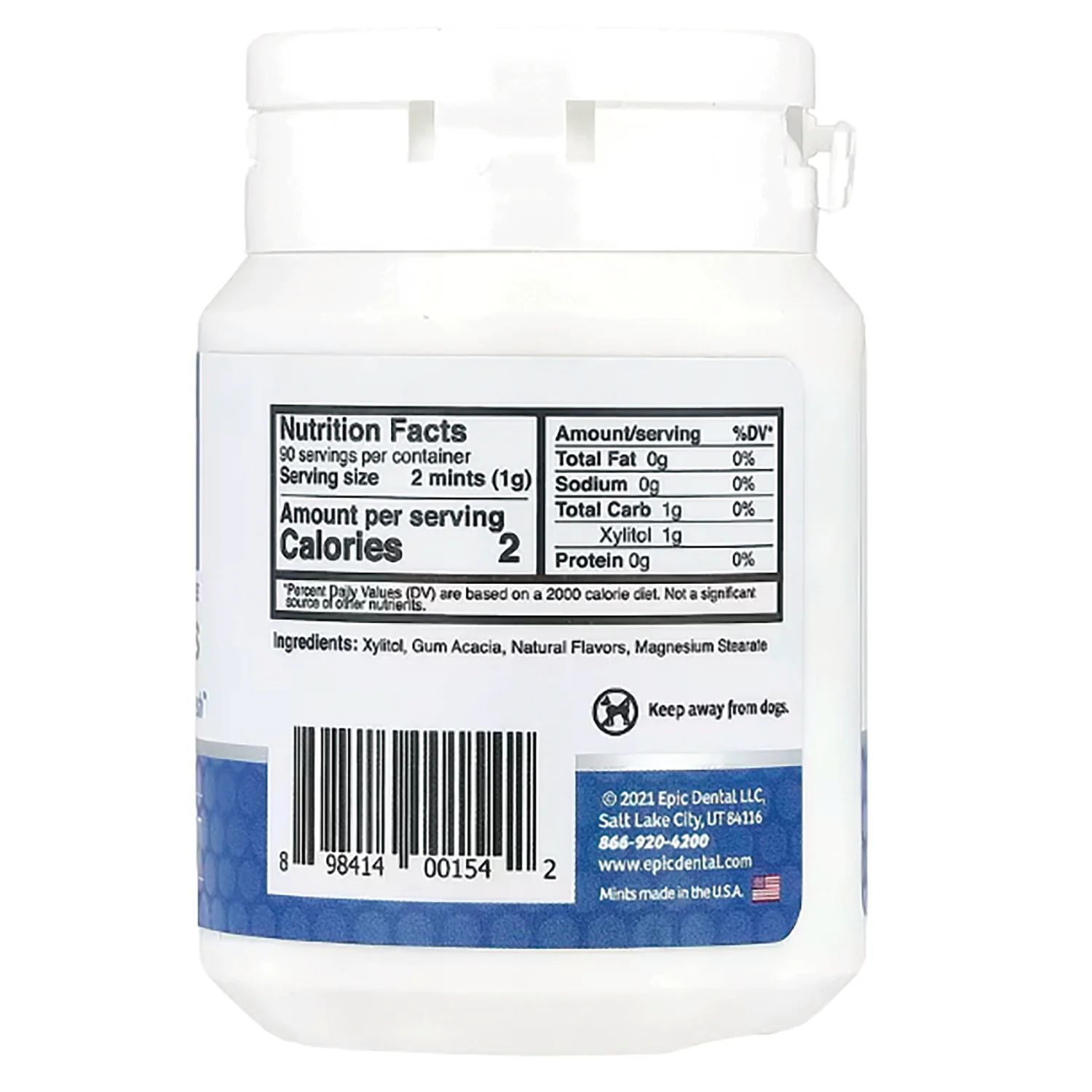 Sugar Free Xylitol Mints - Peppermint - Image 2