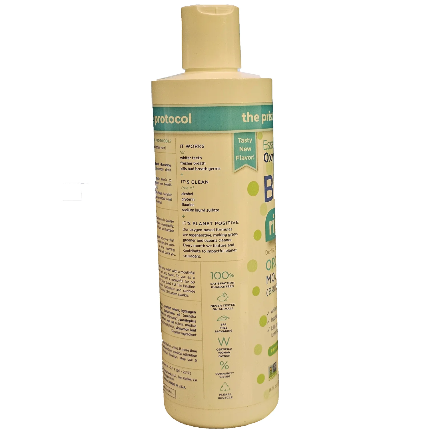 BR Rinse Organic Brushing Rinse - Peppermint - Image 3