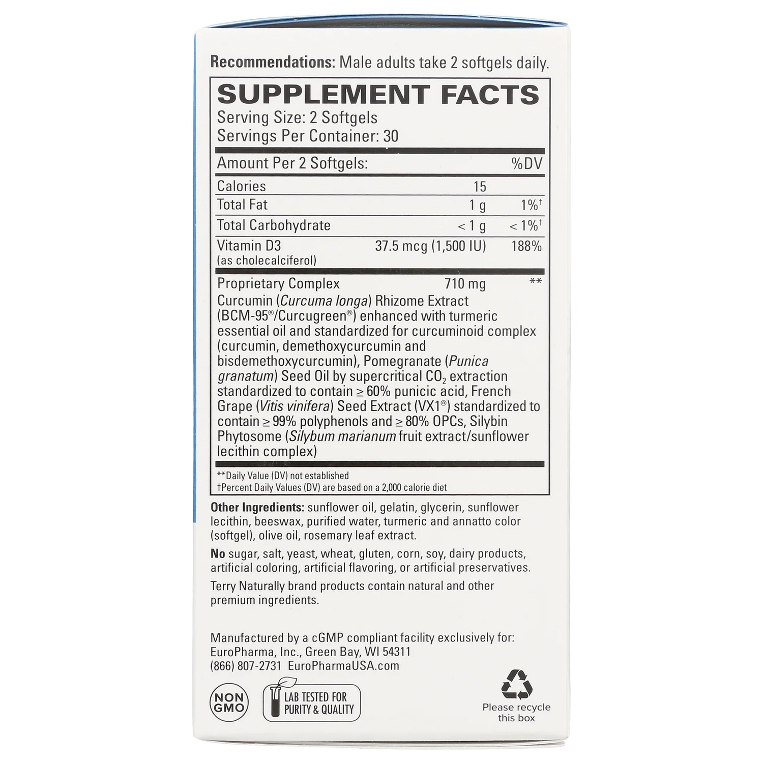 Terry Naturally Healthy PSA Levels - Image 2