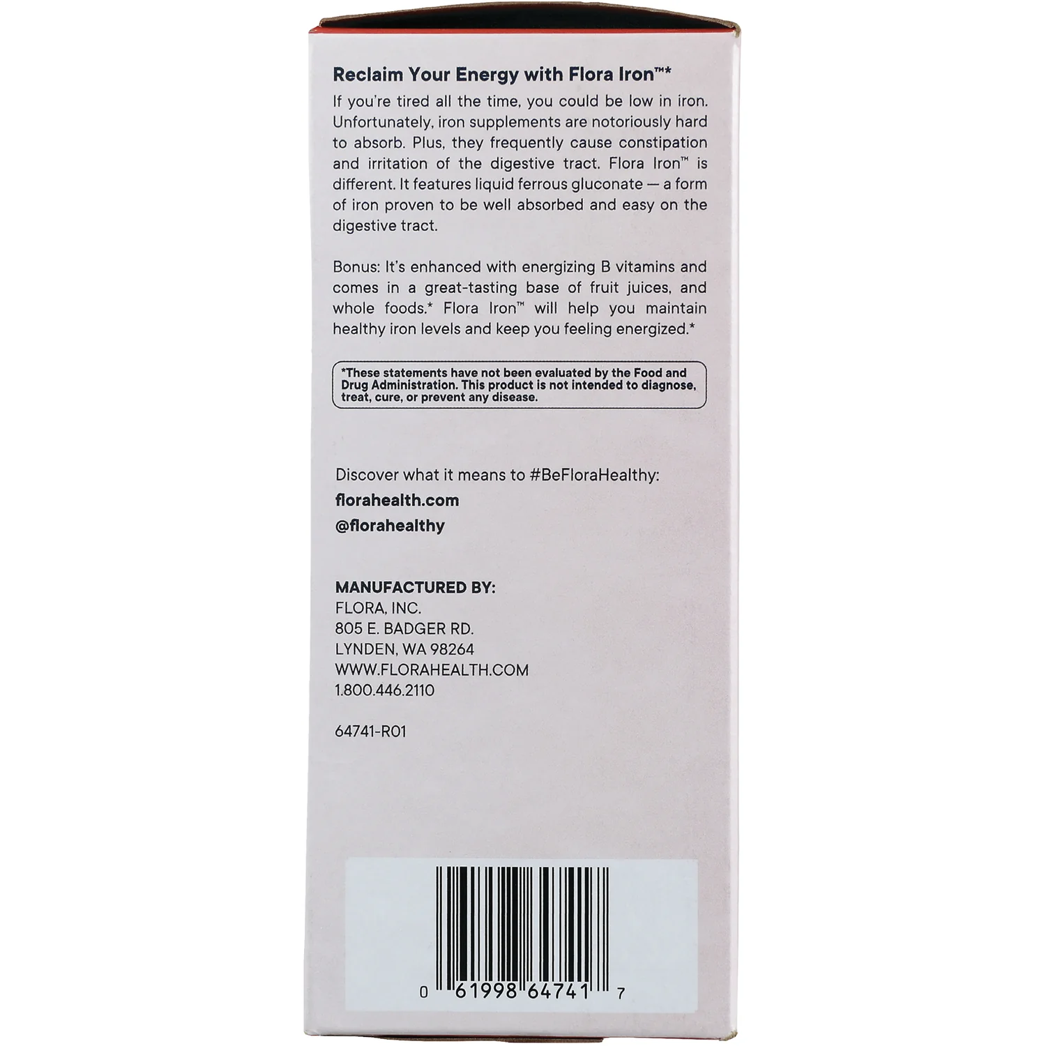 Flora Iron wiht B-Vitamin Complex - Image 3