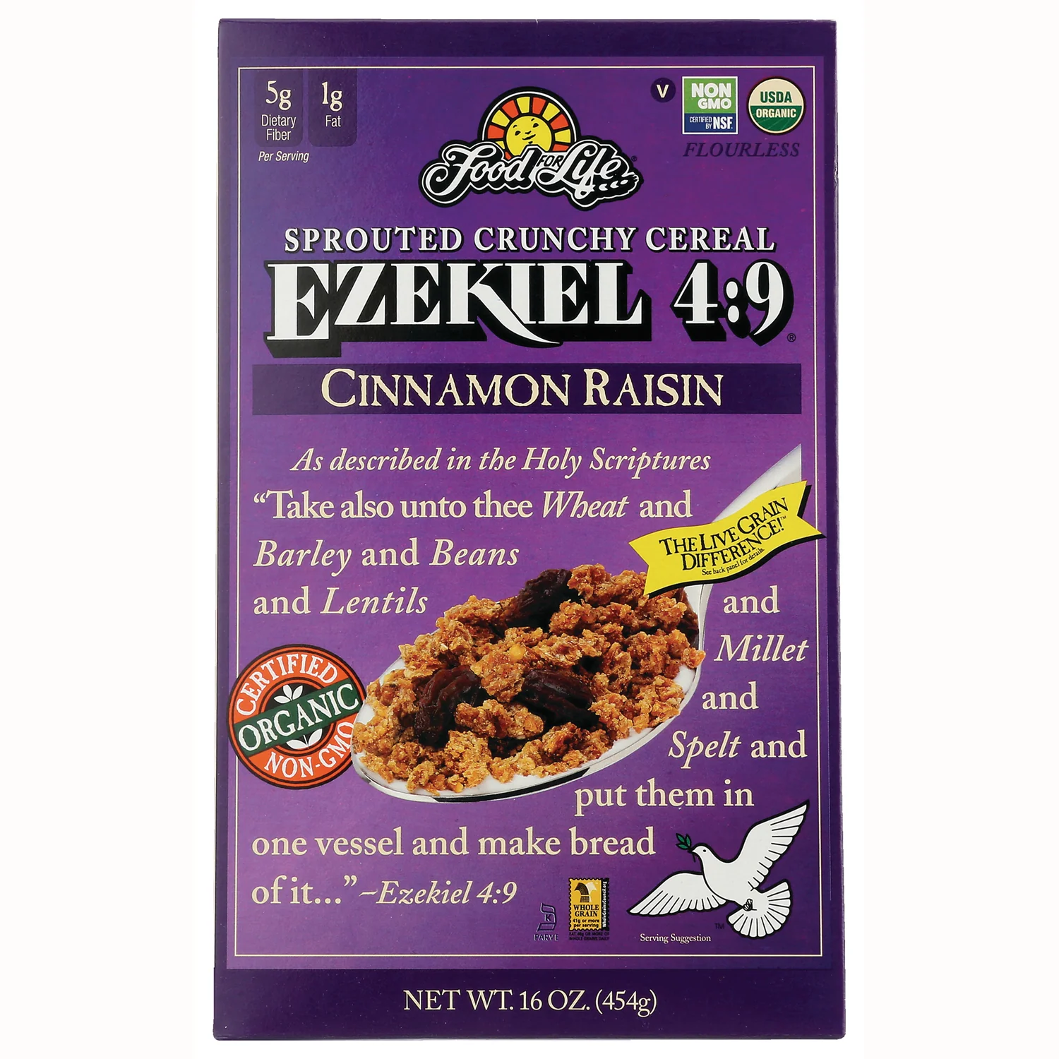 Sprouted Crunchy Cereal Ezekiel 4:9 - Image 2