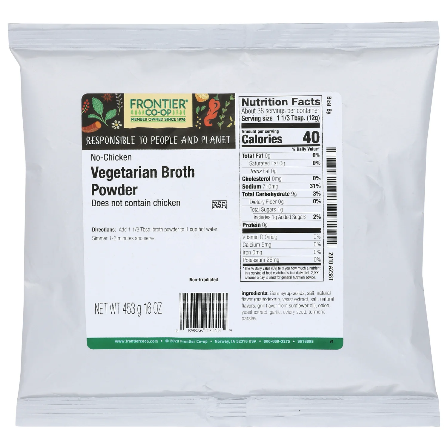 Vegetarian Broth Powder - No-Chicken - Image 3