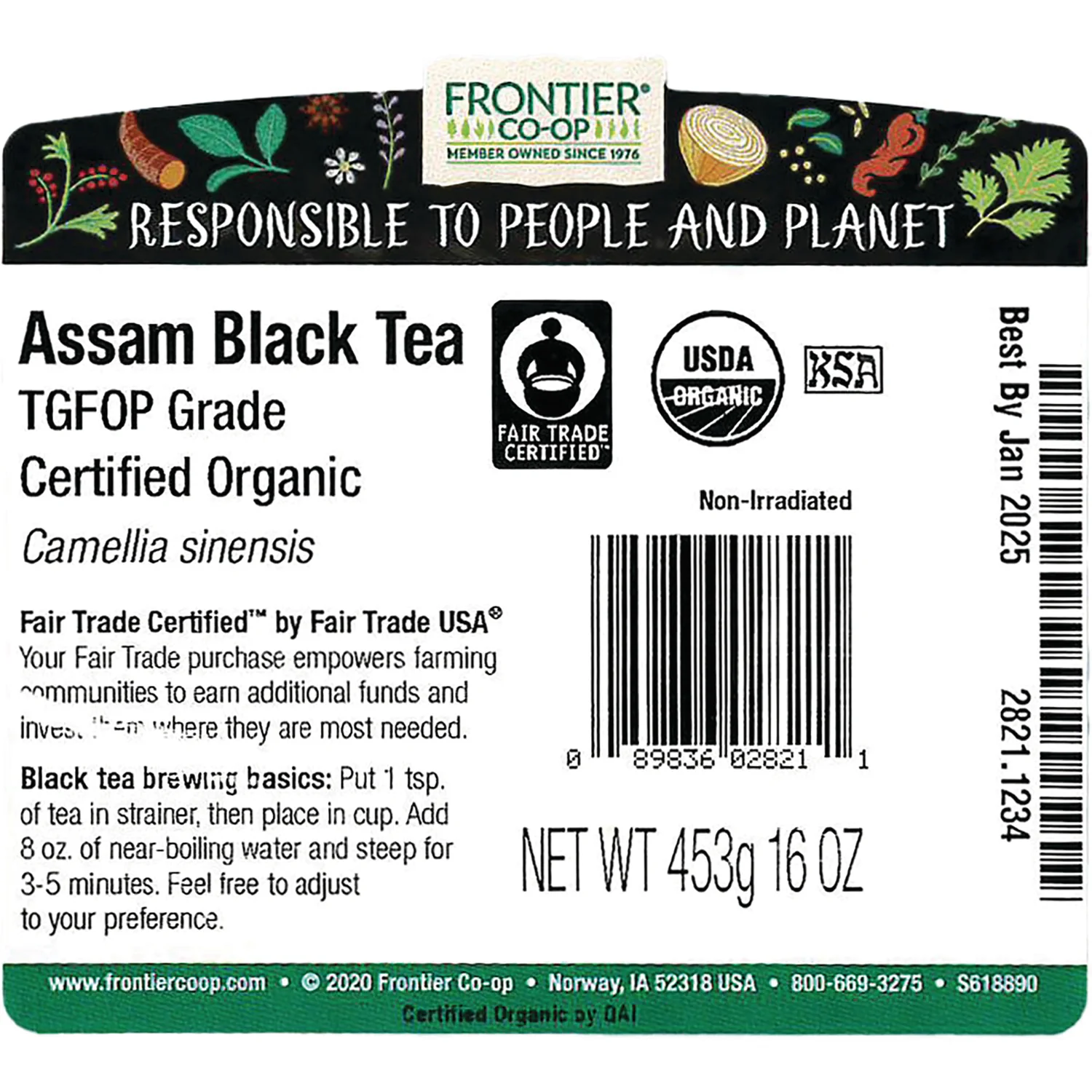 Assam Black Tea TGFOP Grade Certified Organic - Image 3