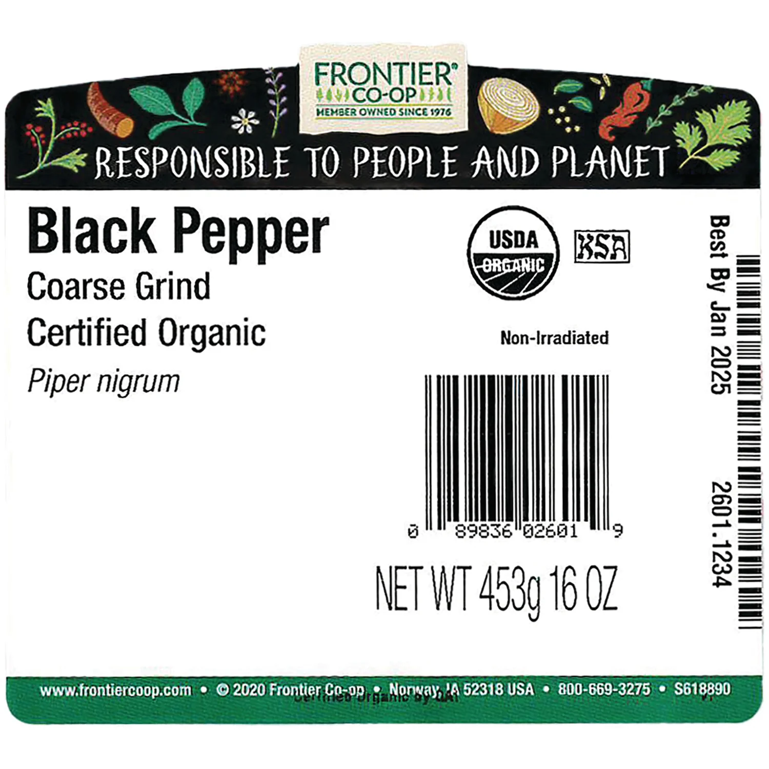 Organic Coarse Grind Black Pepper - Image 3