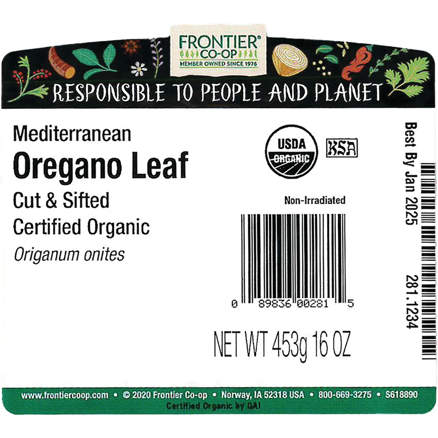 Organic Cut & Sifted Mediterranean Oregano Leaf - Image 3