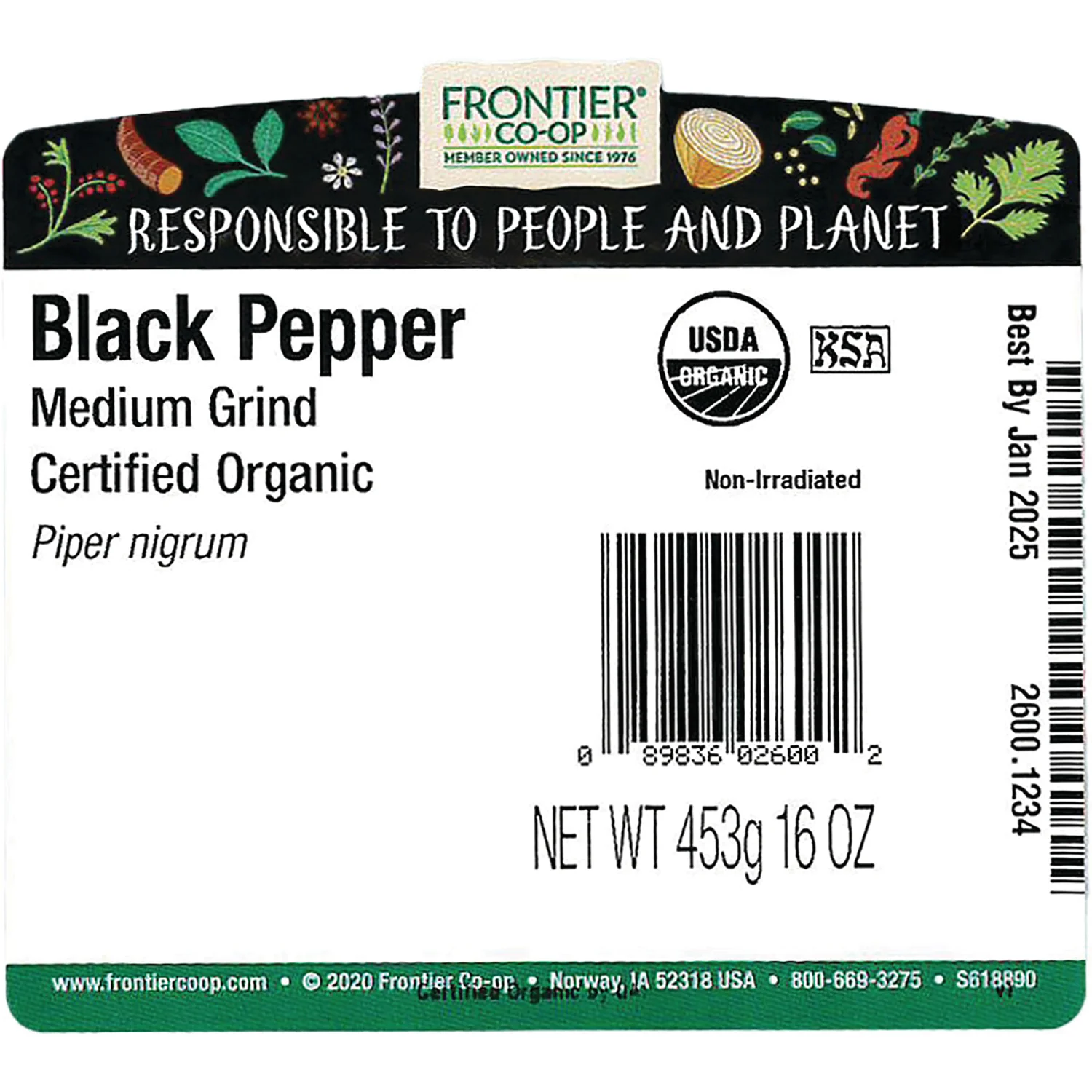 Organic Medium Grind Black Pepper - Image 3