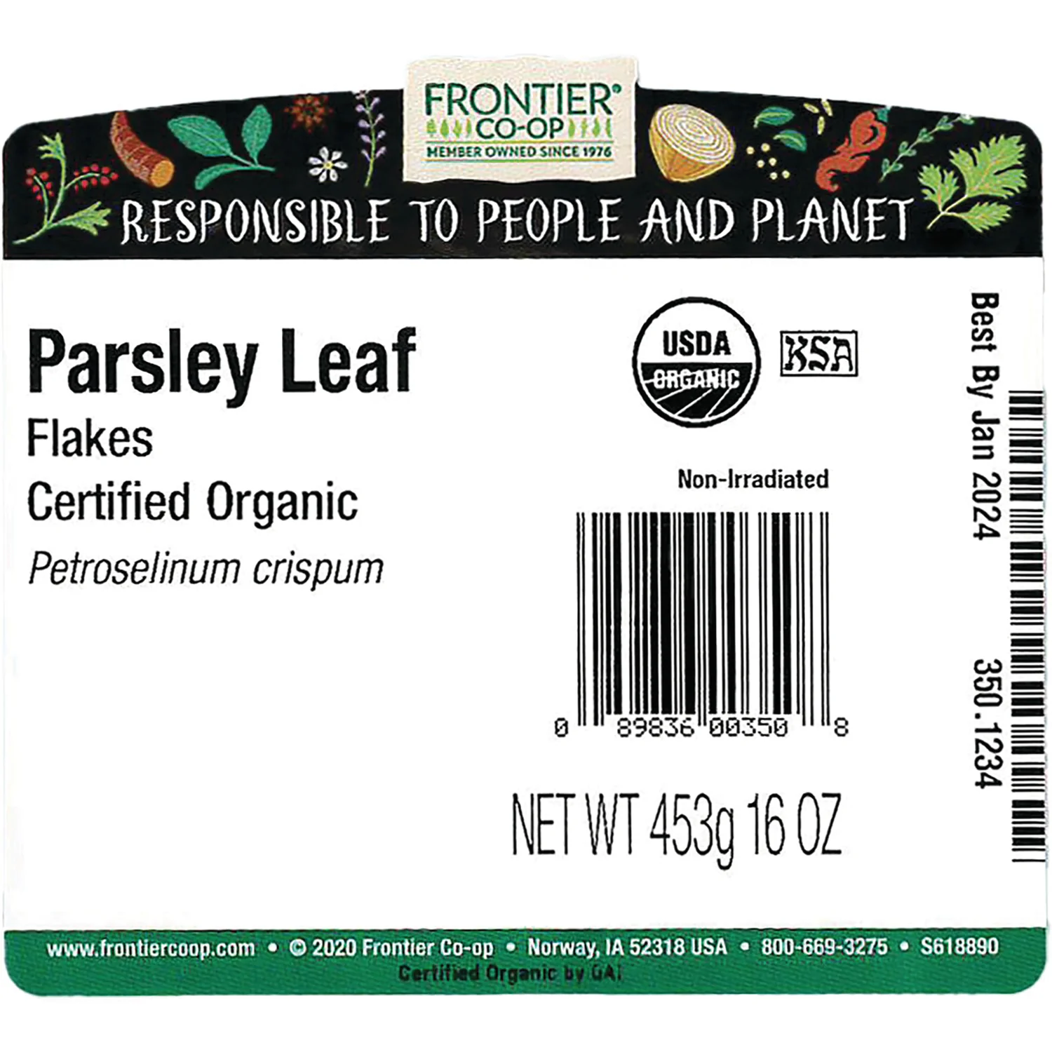 Organic Parsley Leaf Flakes - Image 3