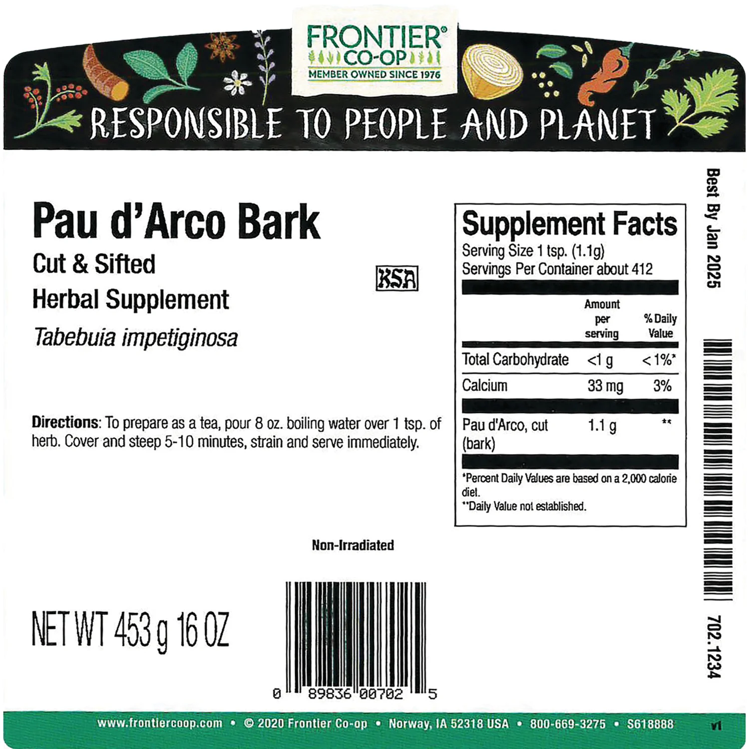 Pau d'Arco Bark - Cut & Sifted - Image 3