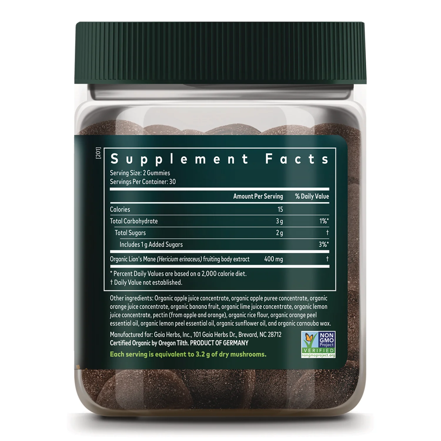 Lion's Mane Mushroom Gummies - Citrus - Image 2