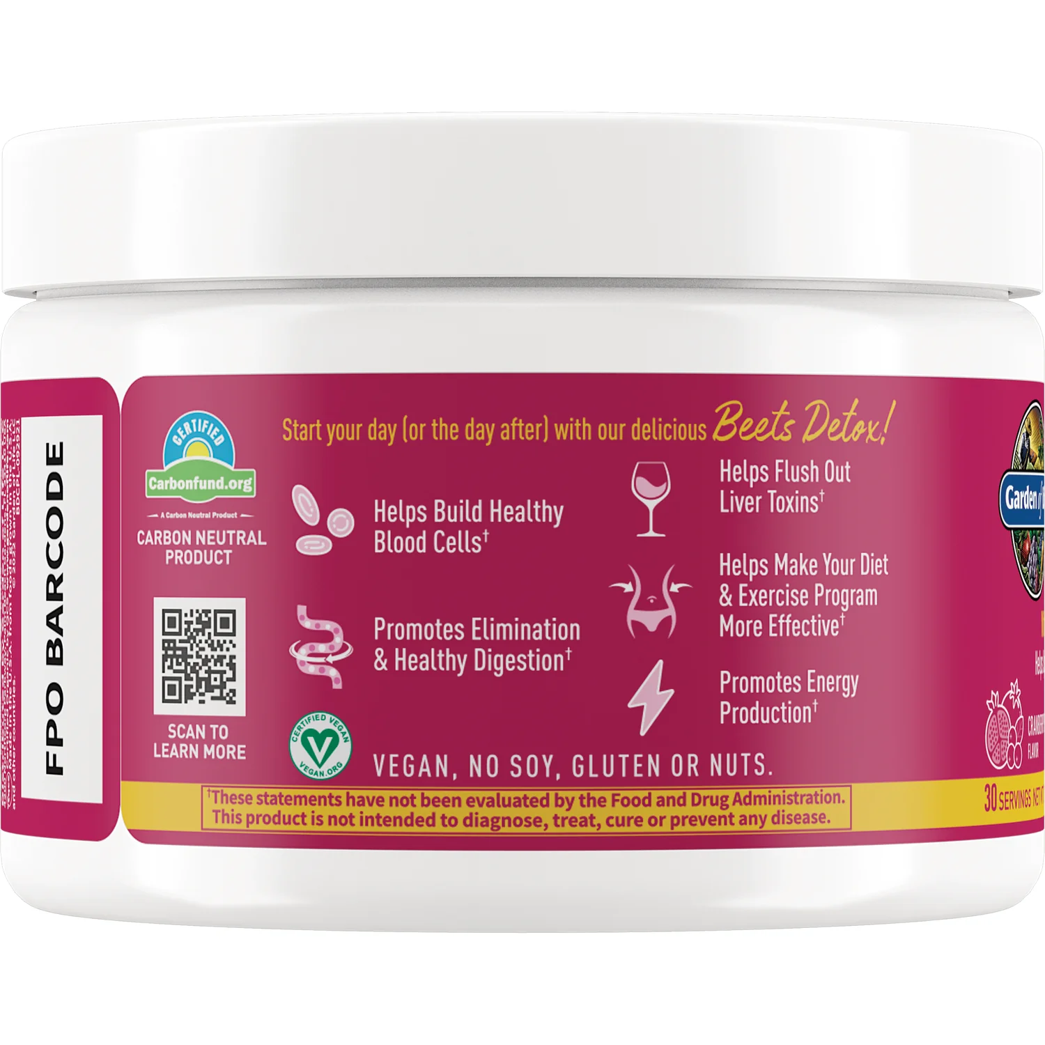 Beets Detox with Apple Cider Vinegar - Cranberry Pomegranate - Image 3