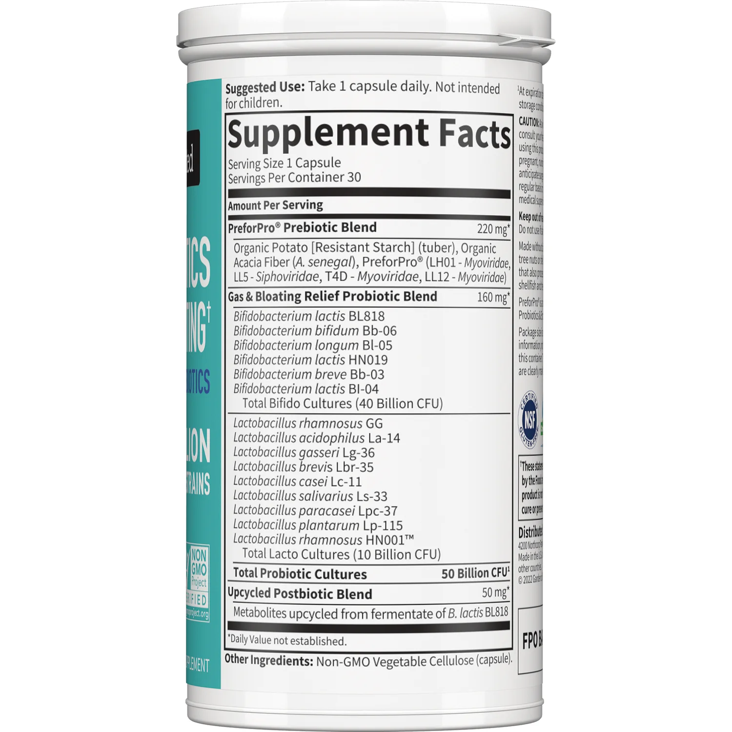 Dr. Formulated Probiotics, Gas & Bloating - Image 2