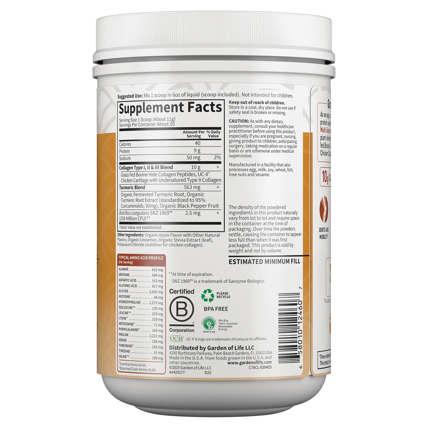 Multi-Source Collagen Turmeric - Apple Cinnamon - Image 2