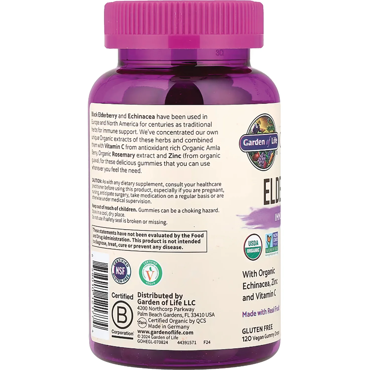 Organics Elderberry Immune Gummy - Image 3