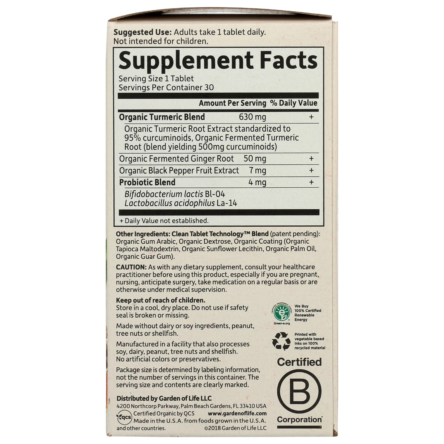 mykind Organics Maximum Strength Turmeric Joints & Mobility - Image 2