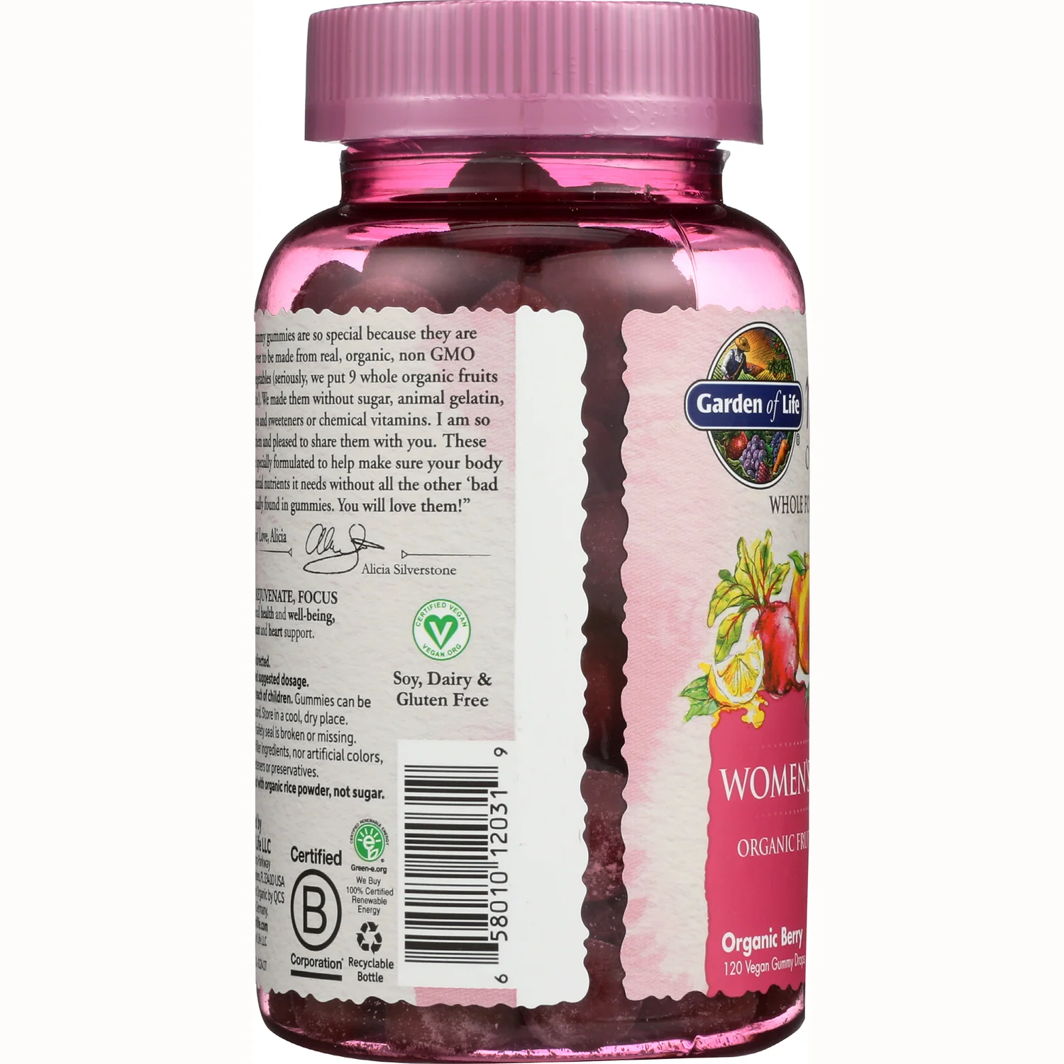 Organics Women's Multi 40+ Gummies - Organic Berry - Image 4
