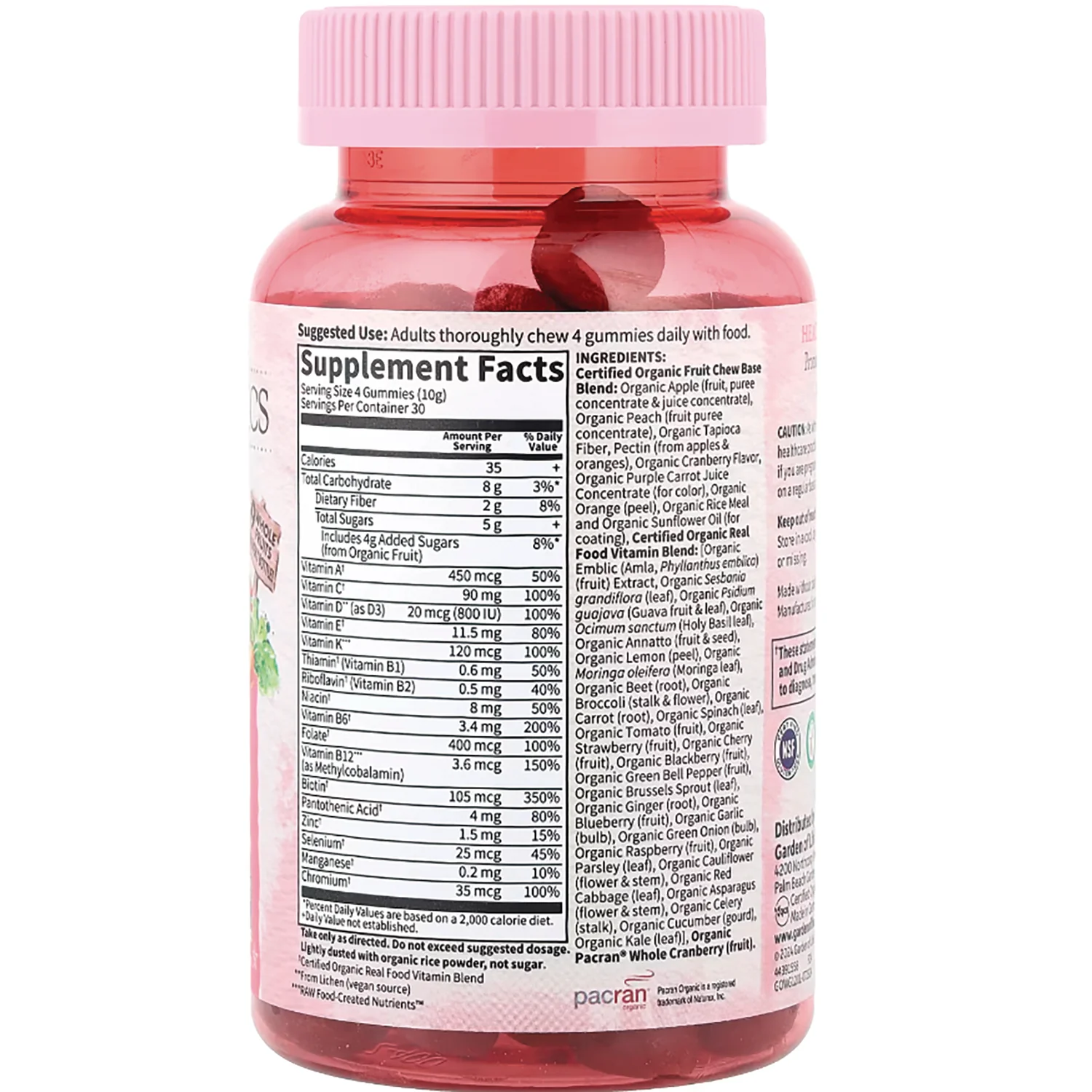 Organics Women's Multi Gummies - Organic Berry - Image 2