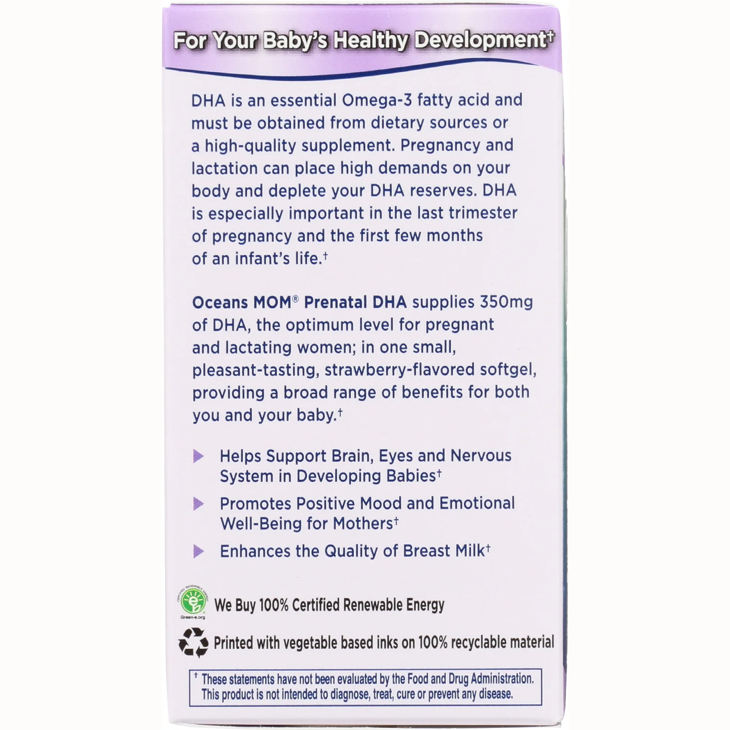 Oceans Mom Prenatal DHA - Strawberry - Image 4