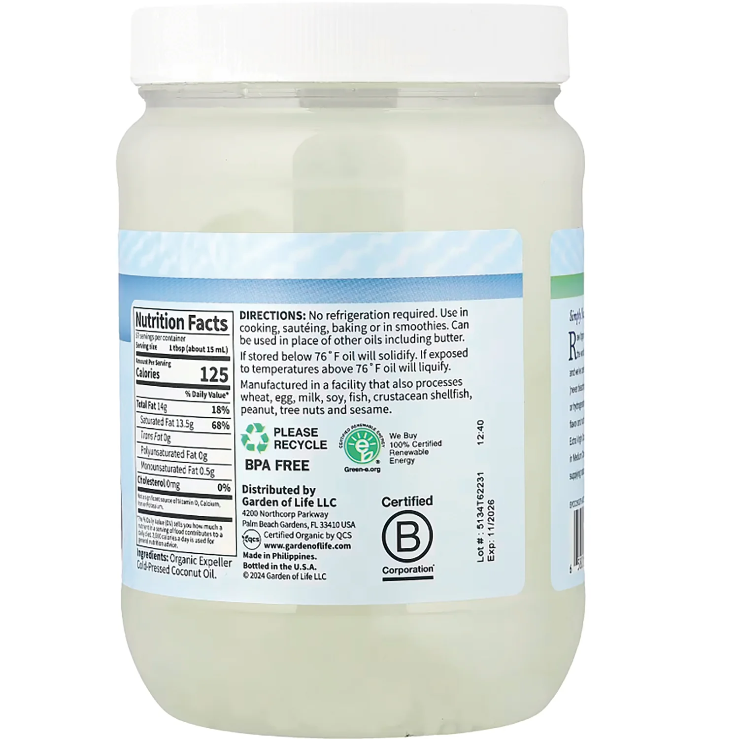 Raw Extra Virgin Coconut Oil - Image 3