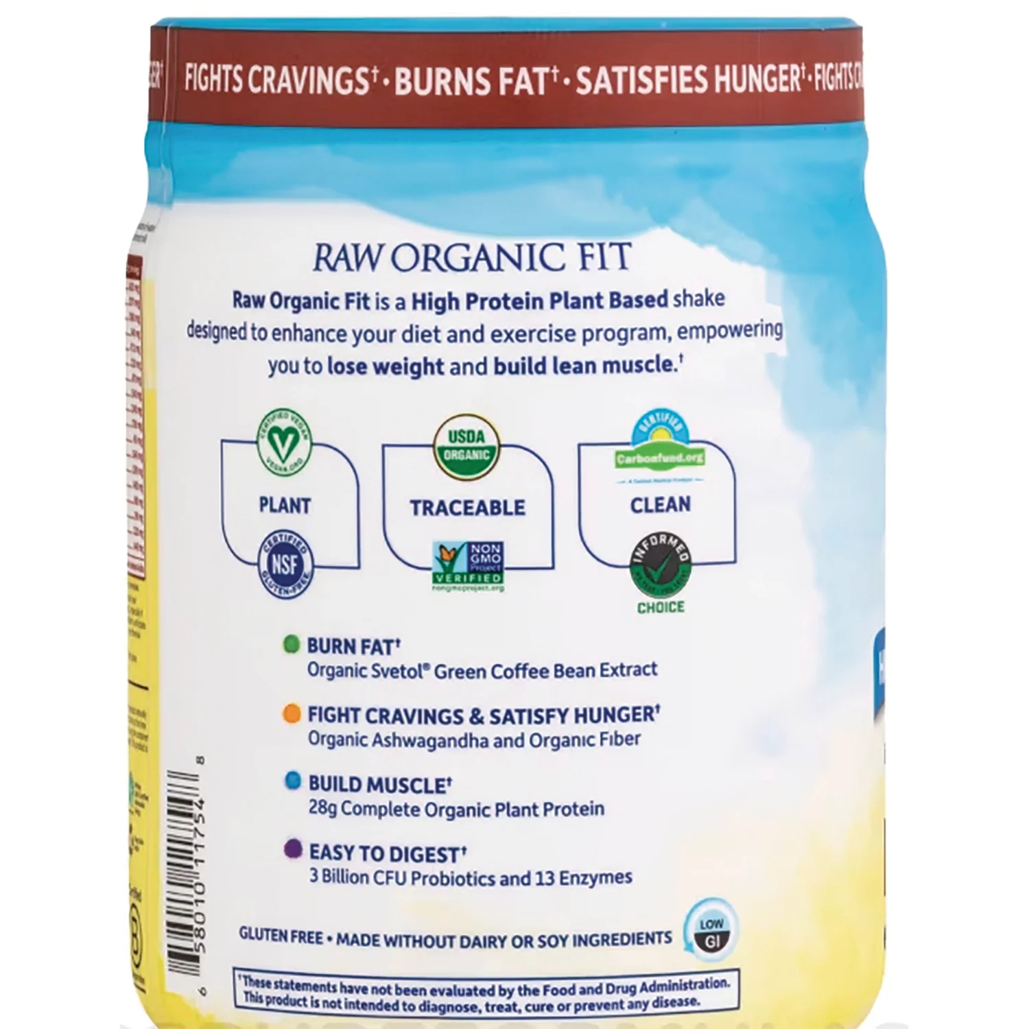 Raw Organic Fit High Protein for Weight Loss - Coffee - Image 3
