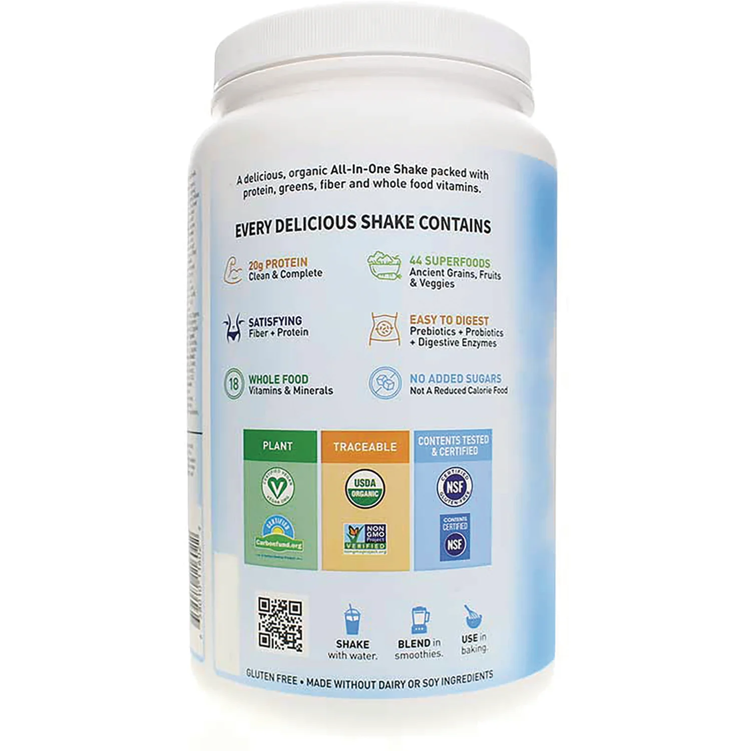 Raw Organic Meal Plant-Based - Vanilla - Image 3