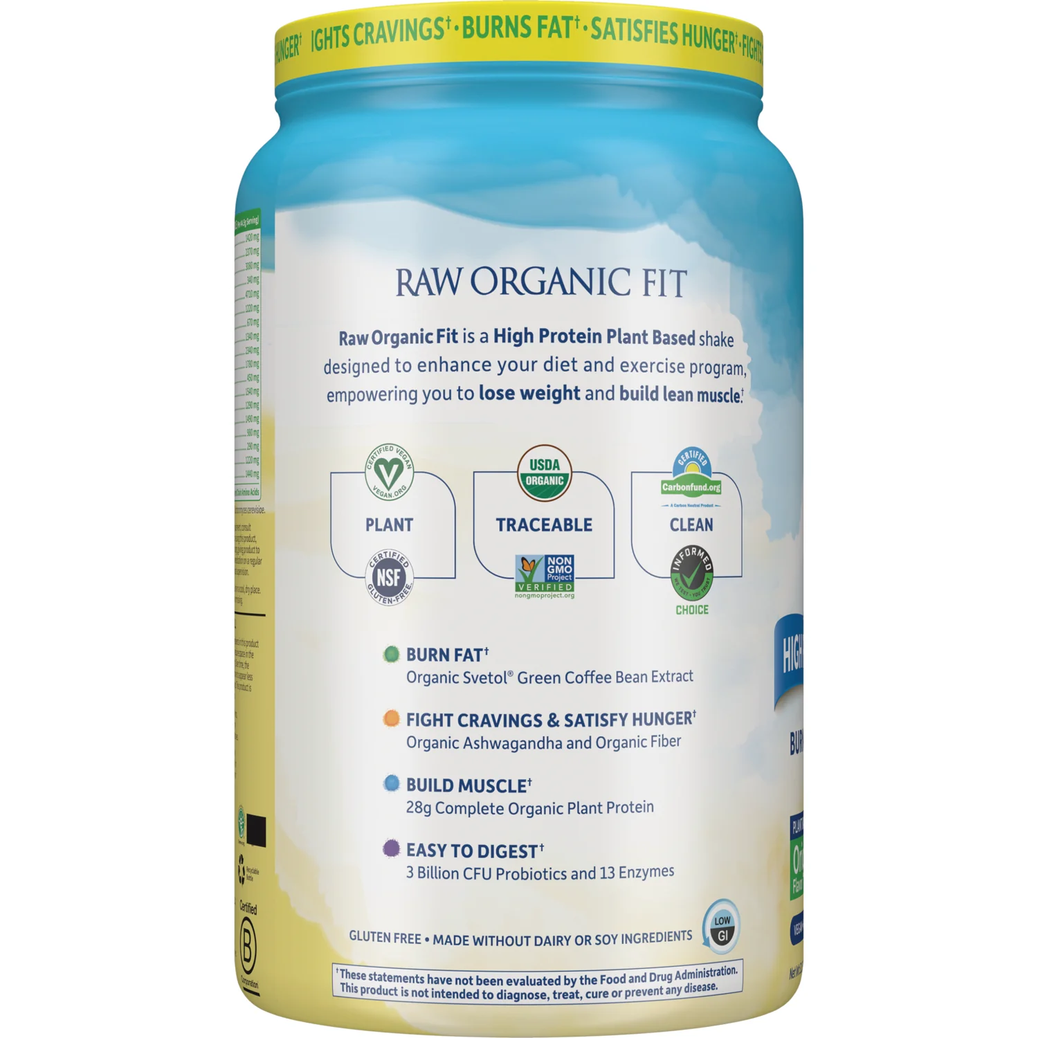 Raw Organic Fit High Protein for Weight Loss - Original - Image 3