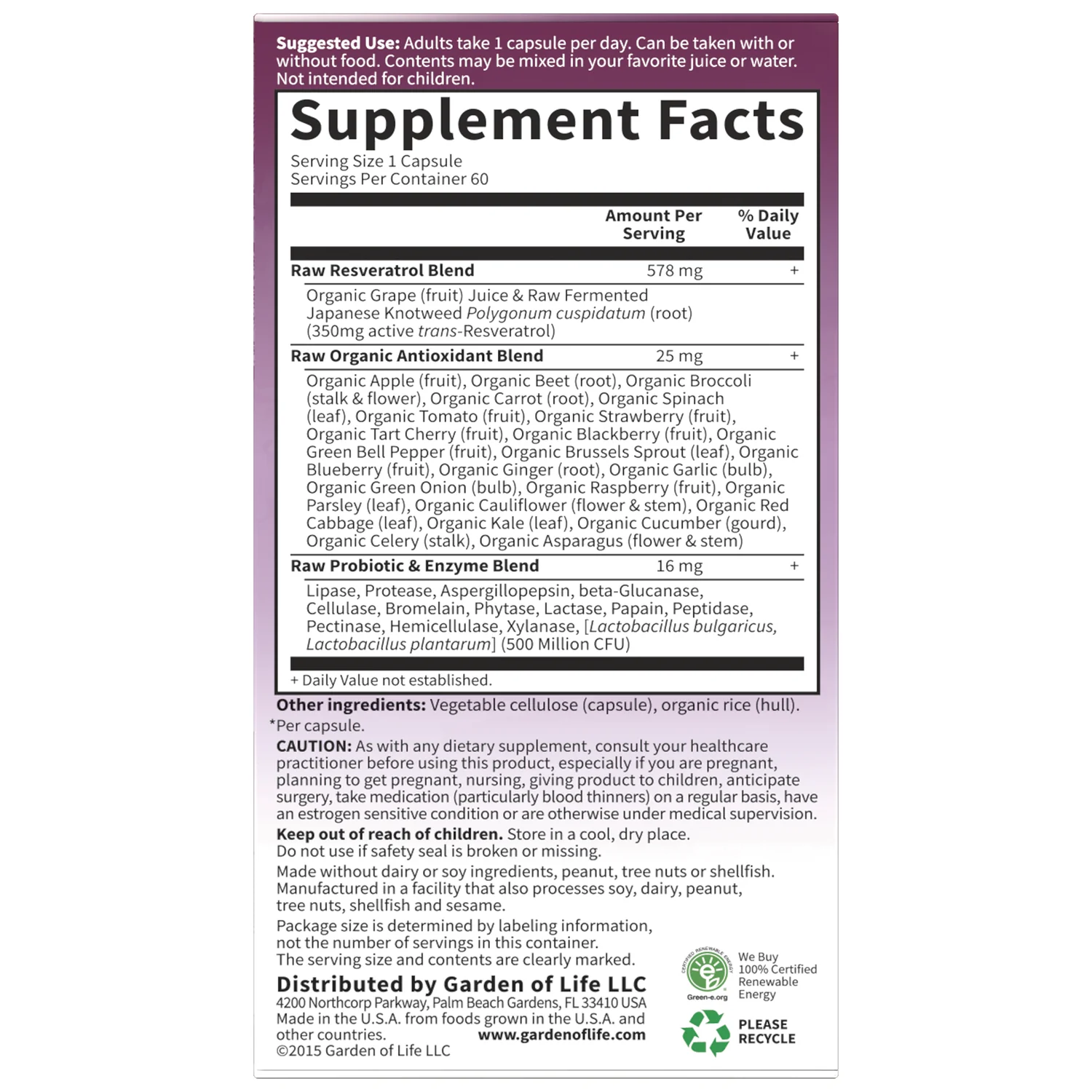RAW Resveratrol - Image 2
