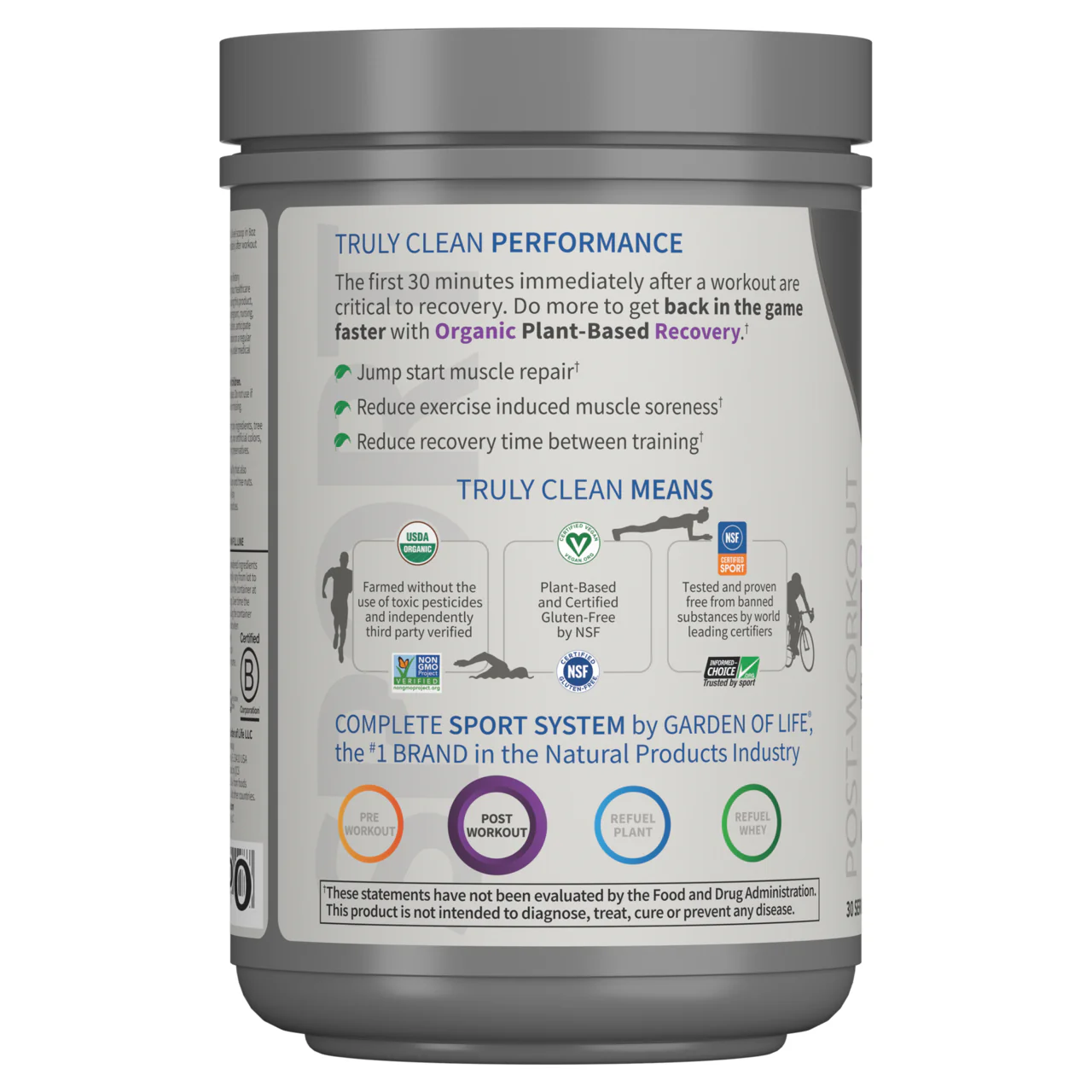 SPORT Organic Plant-Based  Recovery - Blackberry Lemonade - Image 3