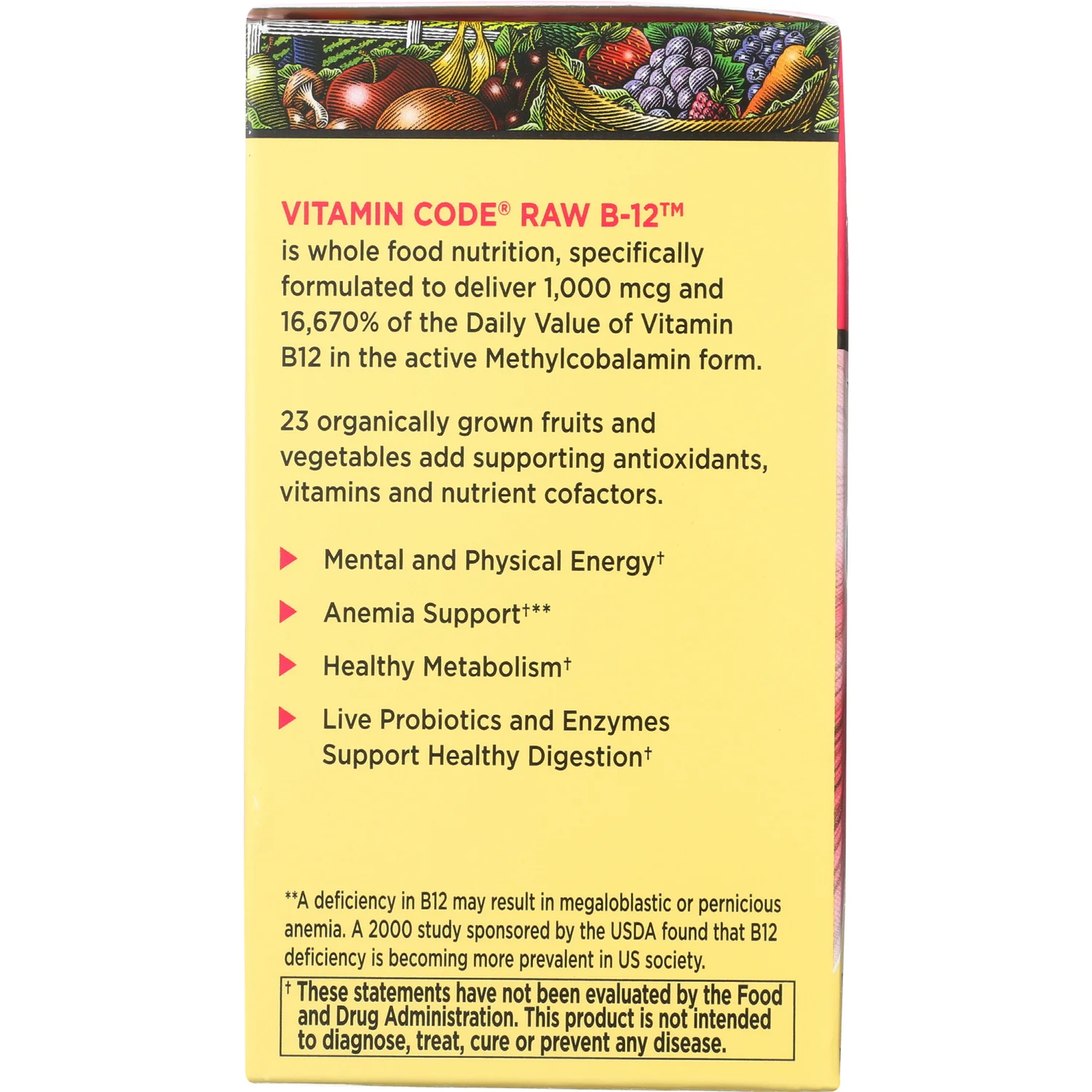 Vitamin Code Raw B-12 - Image 4