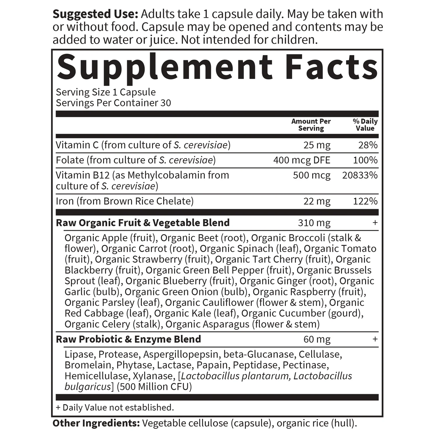 Vitamin Code Raw Iron - Image 2